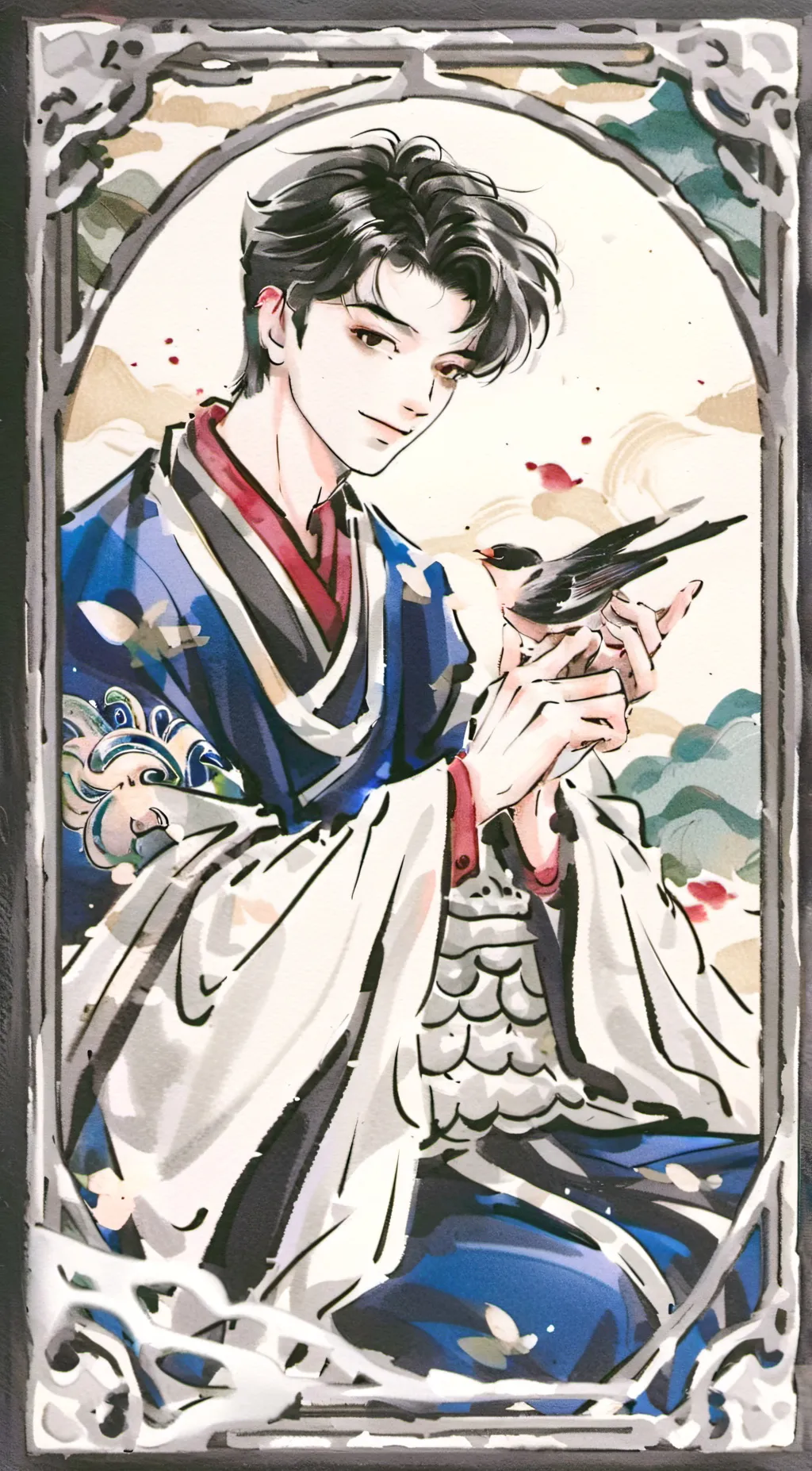 ai character: Michael  background