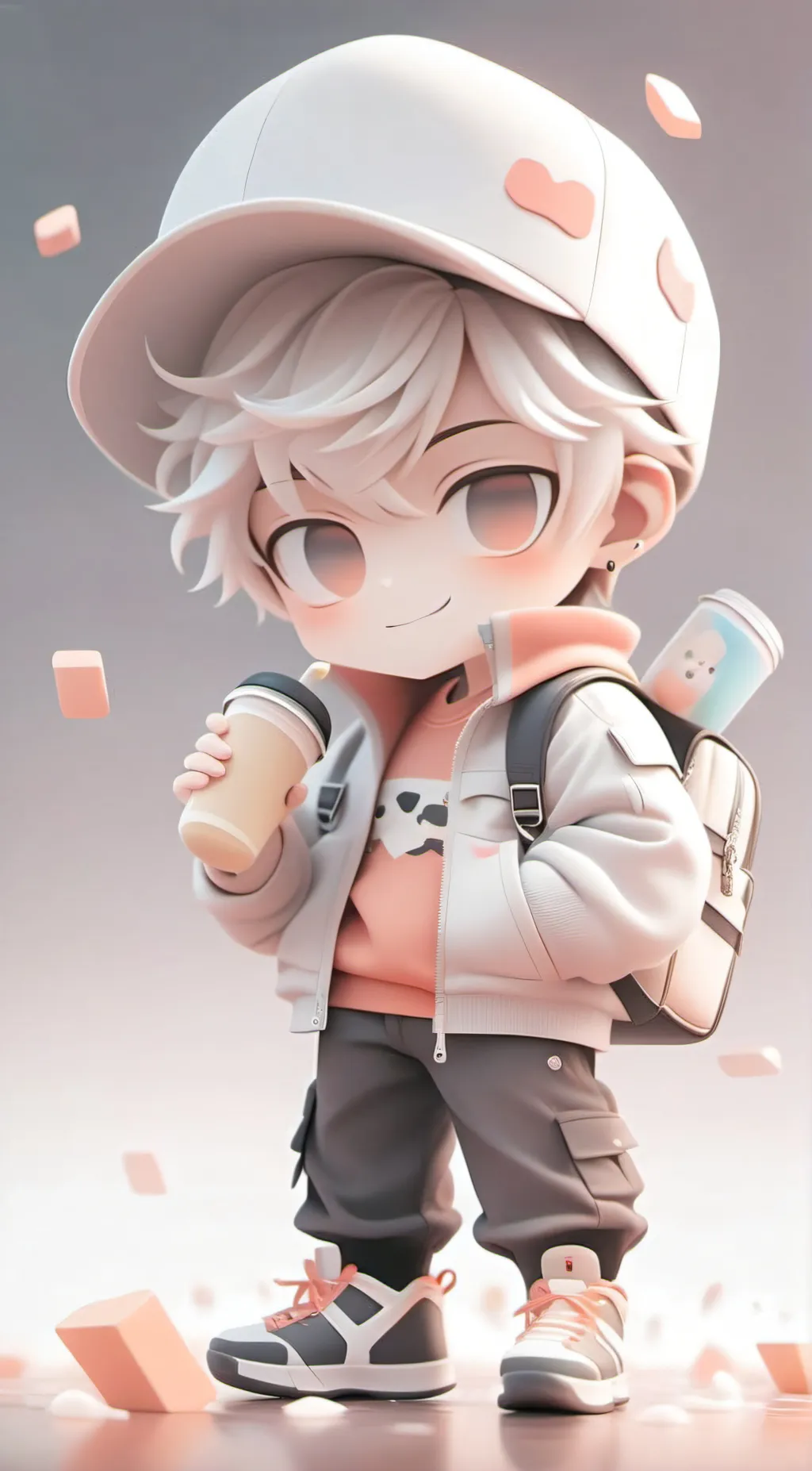 ai character: night background