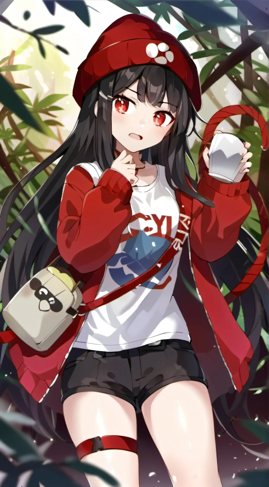 ai character: Ariel  background