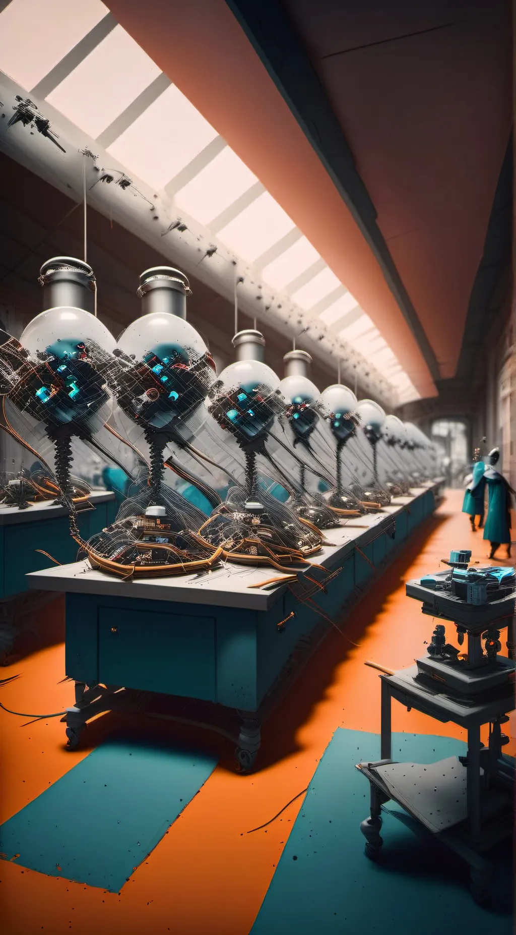 ai character: Transformation Lab background