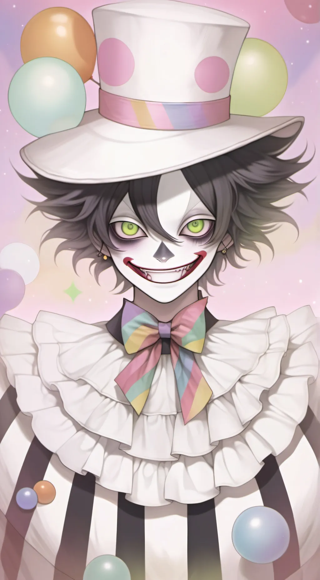 ai character: laughing jack background