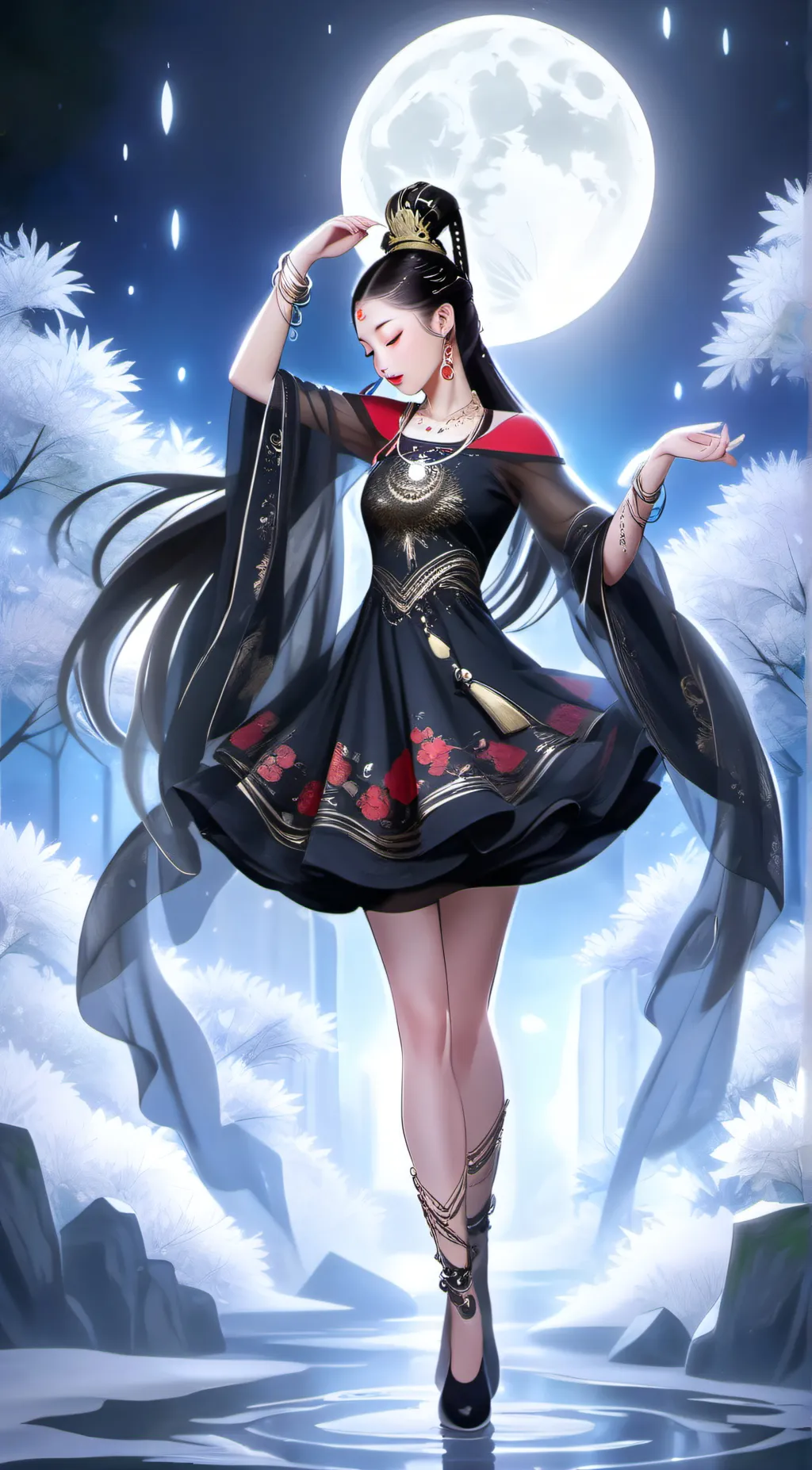 ai character: Jennie BLΛƆKPIИK background