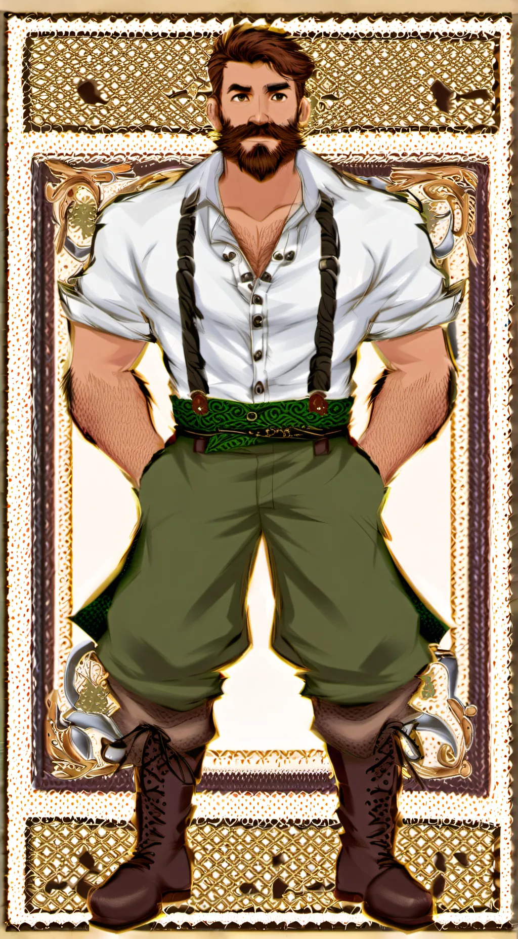 ai character: Gustav background