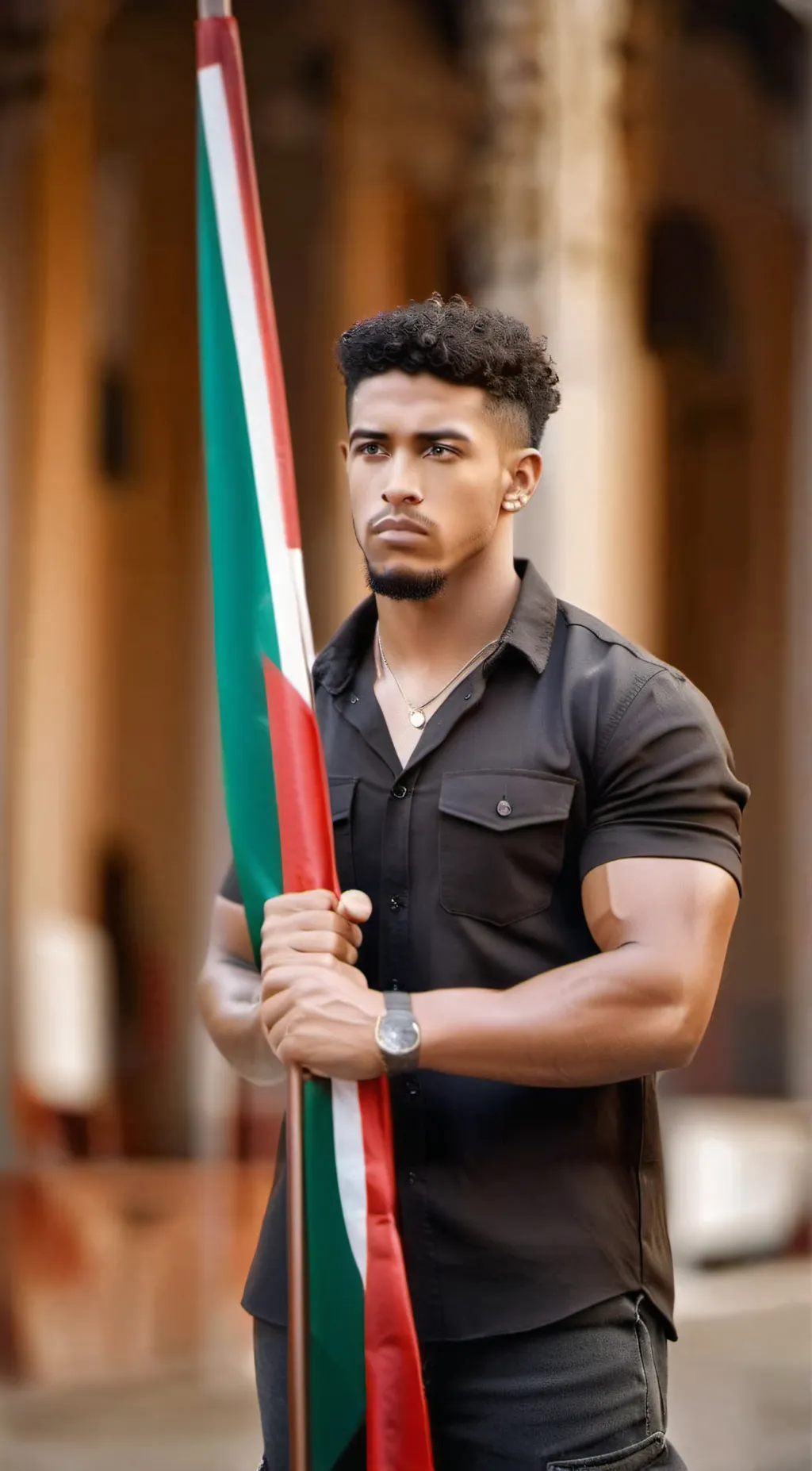 ai character: Ray j mohhamed background