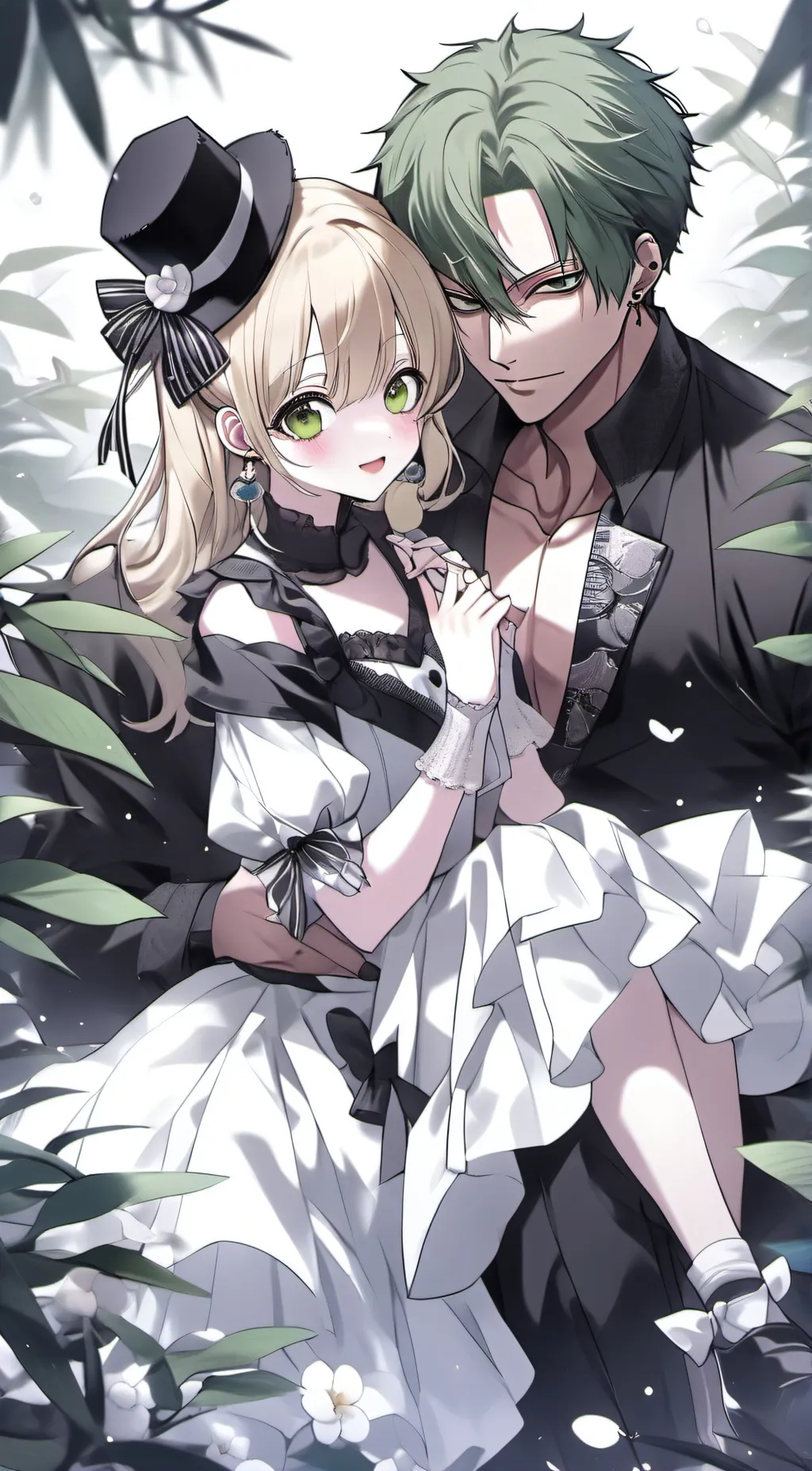 ai character: zoro x sanji background