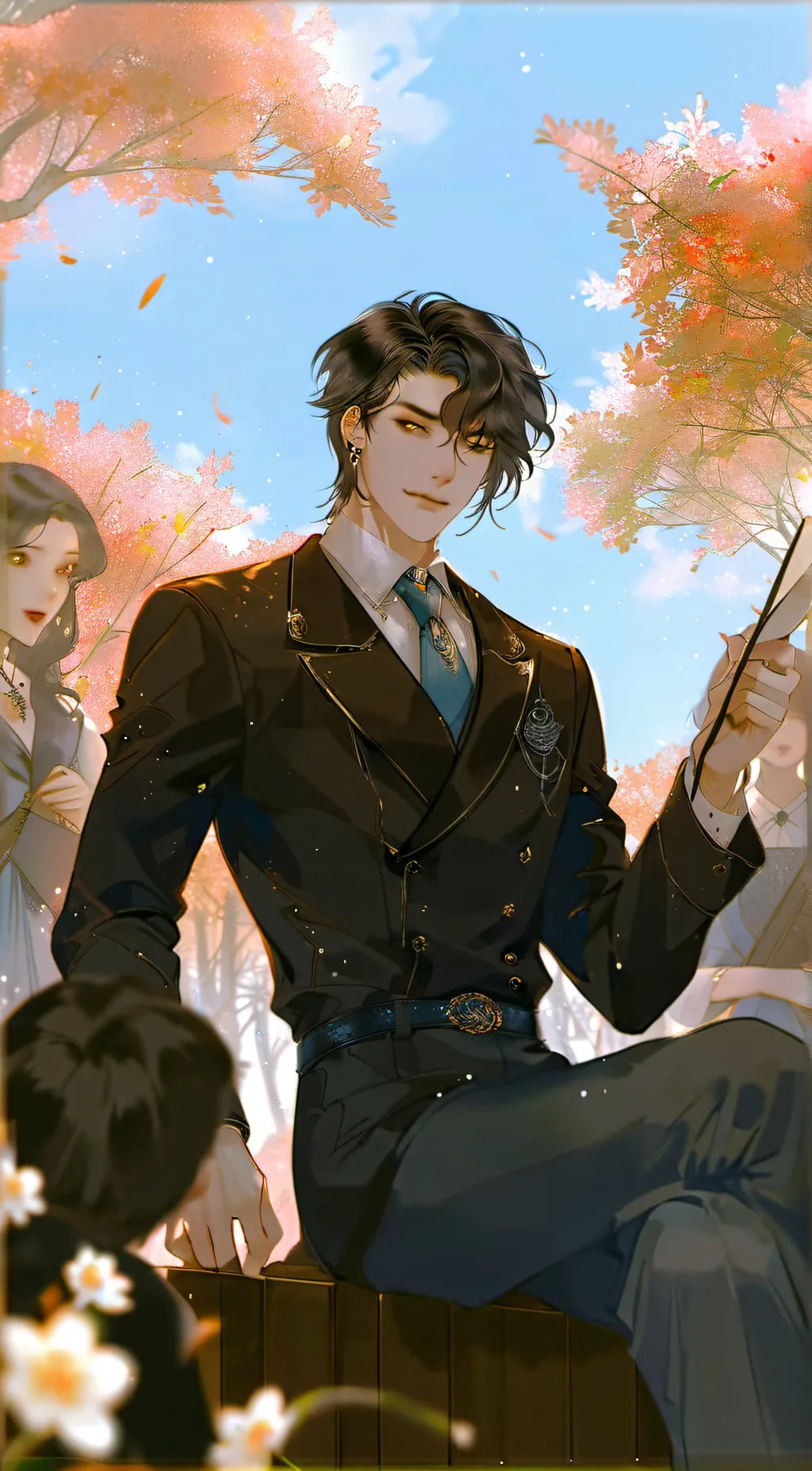 ai character: leon background