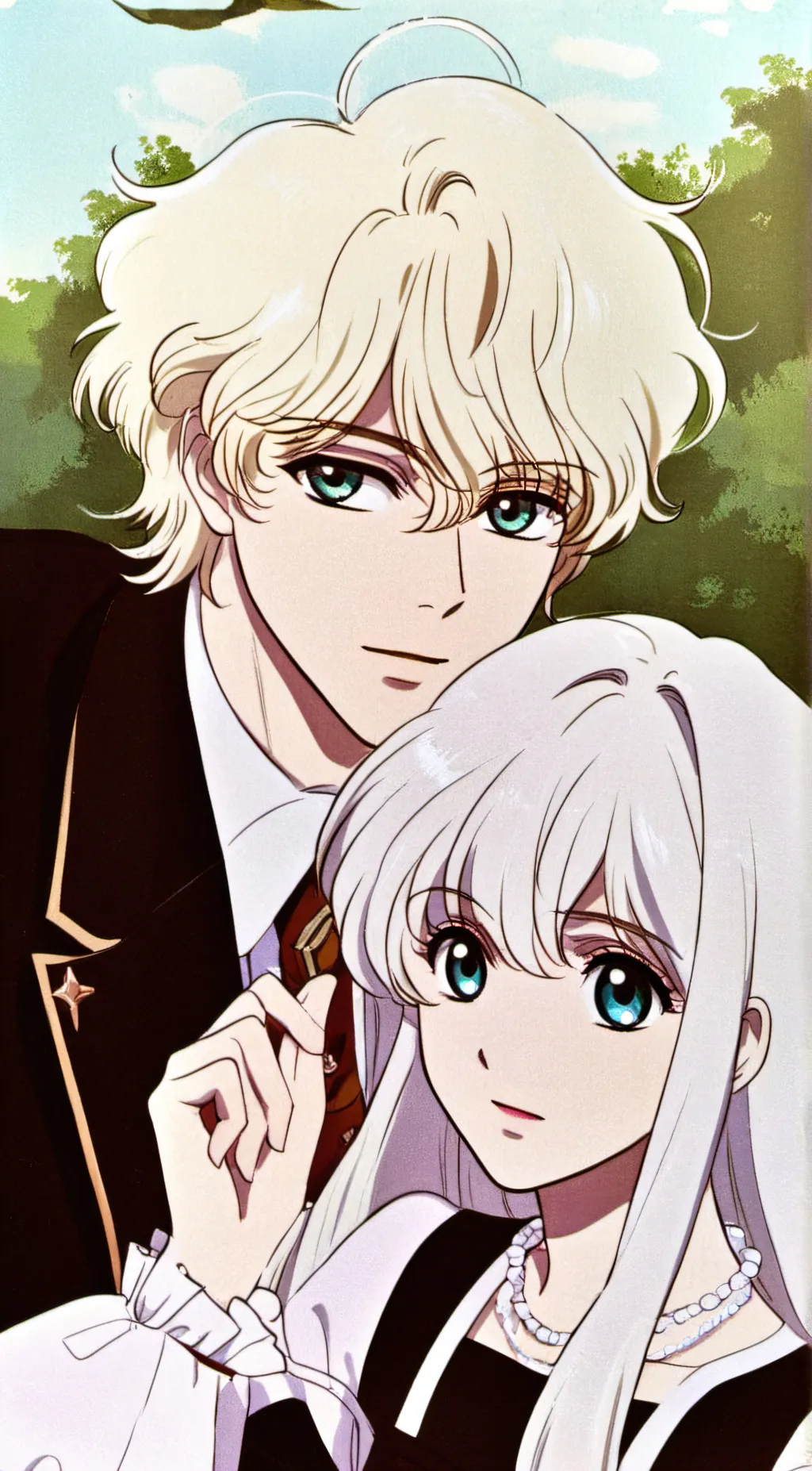 ai character: Alex and Violet background