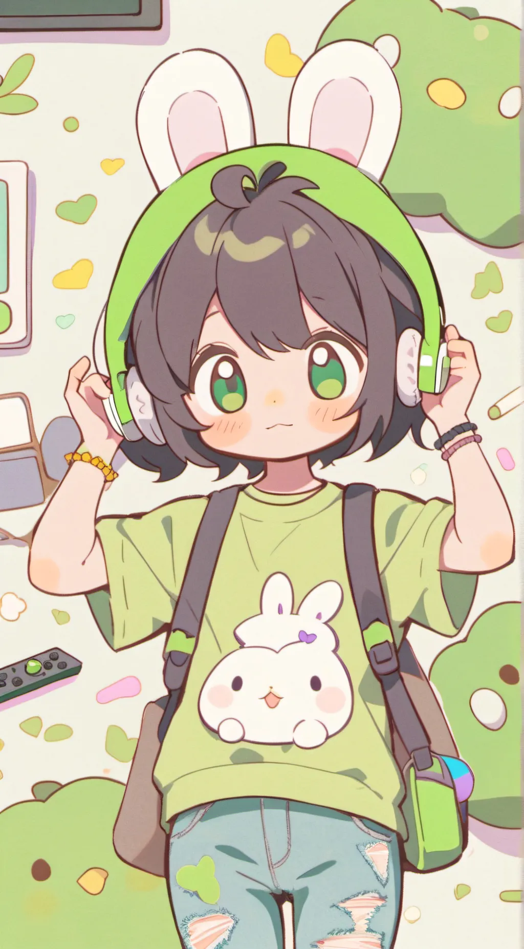 ai character: Pearl background