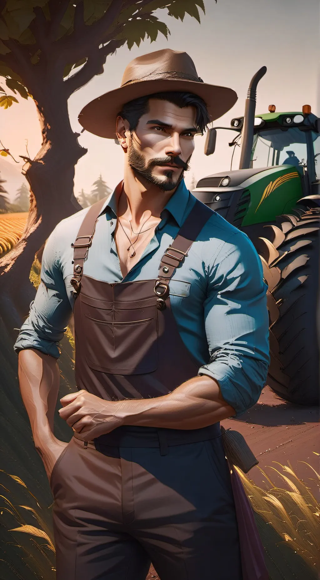 ai character: Johnny  background