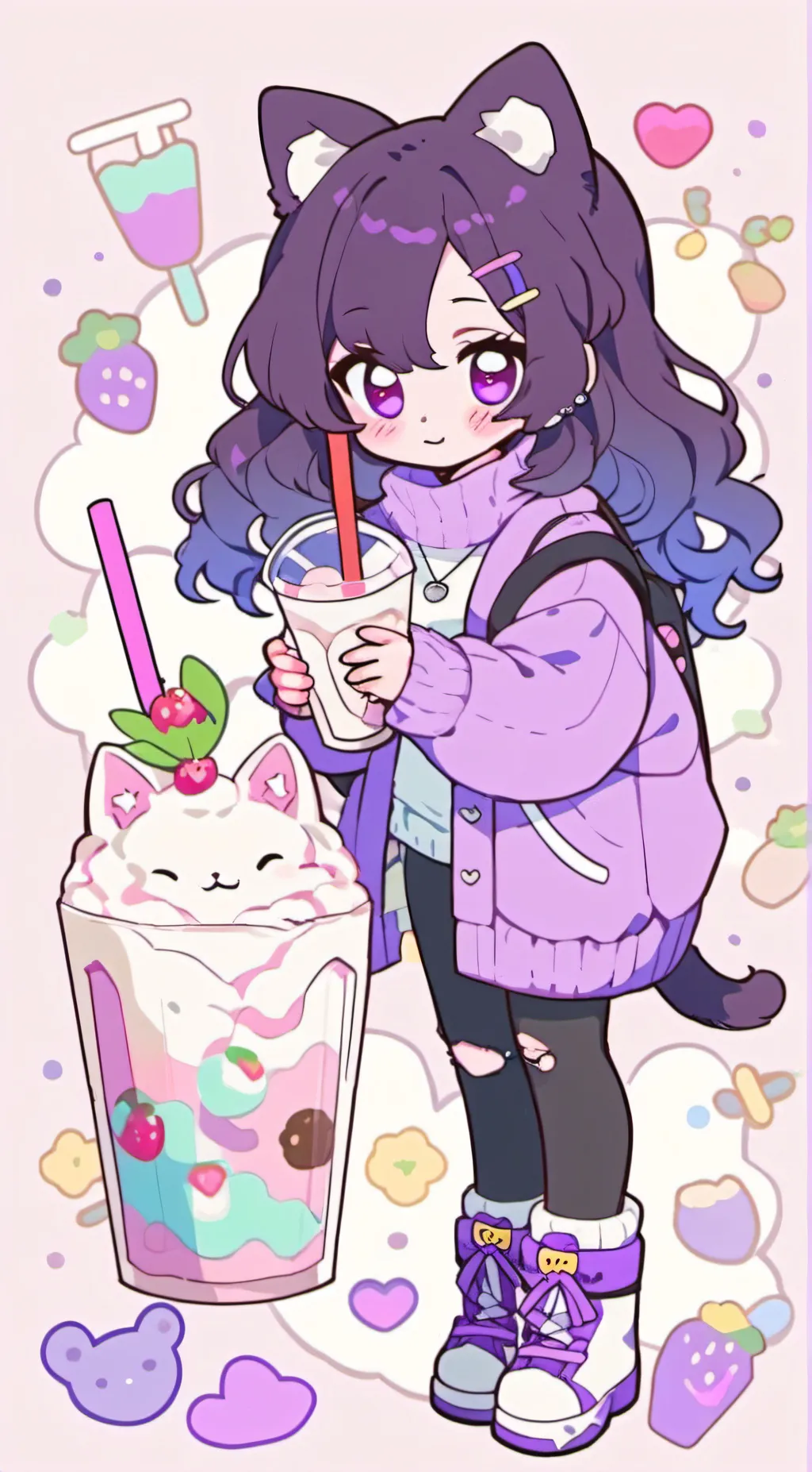 ai character: Tina background