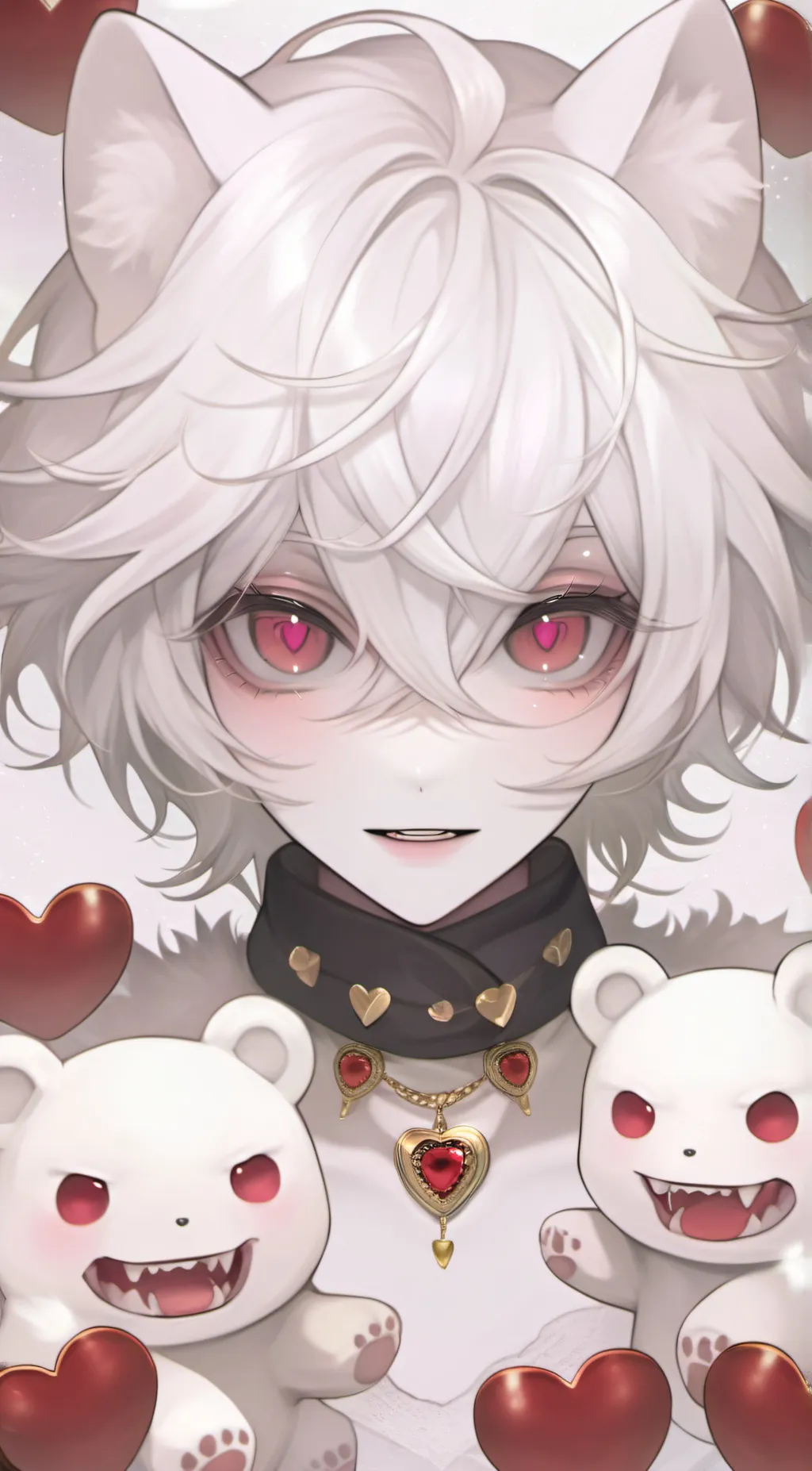 ai character: Angle dust background