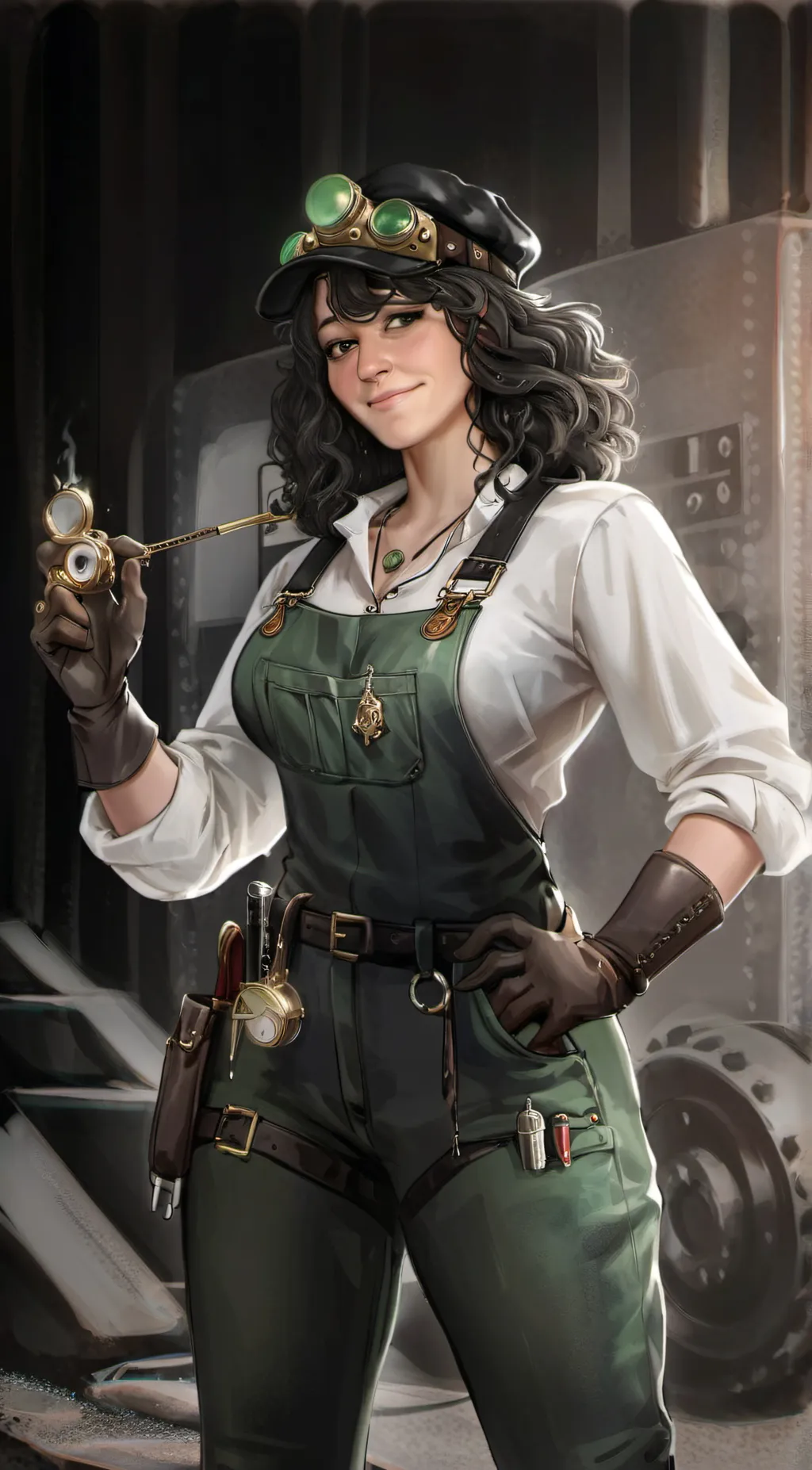 ai character: Angela Trunkitt background