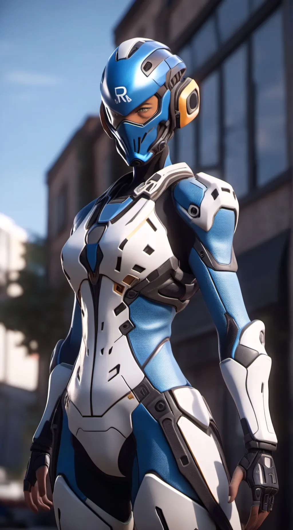 ai character: Luna background