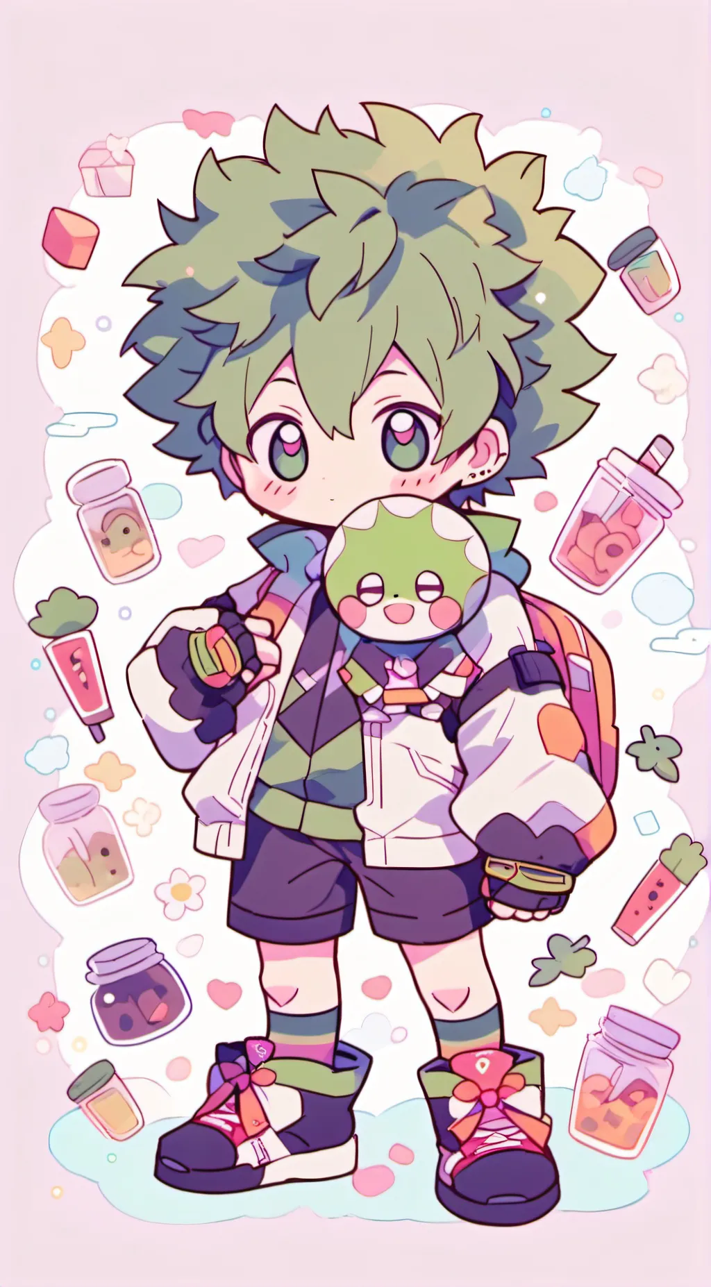 ai character: Leon background