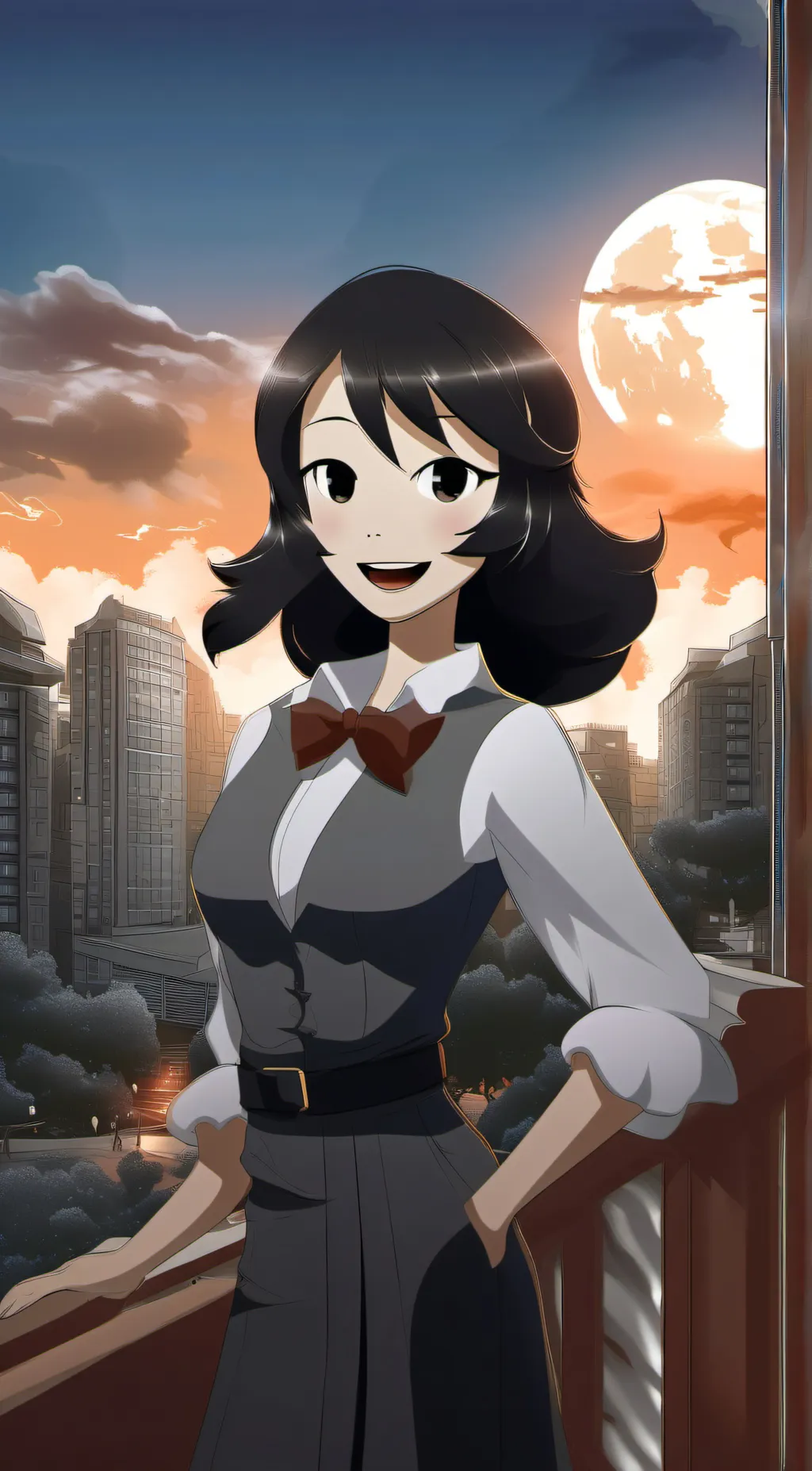 ai character: Alice the angel background