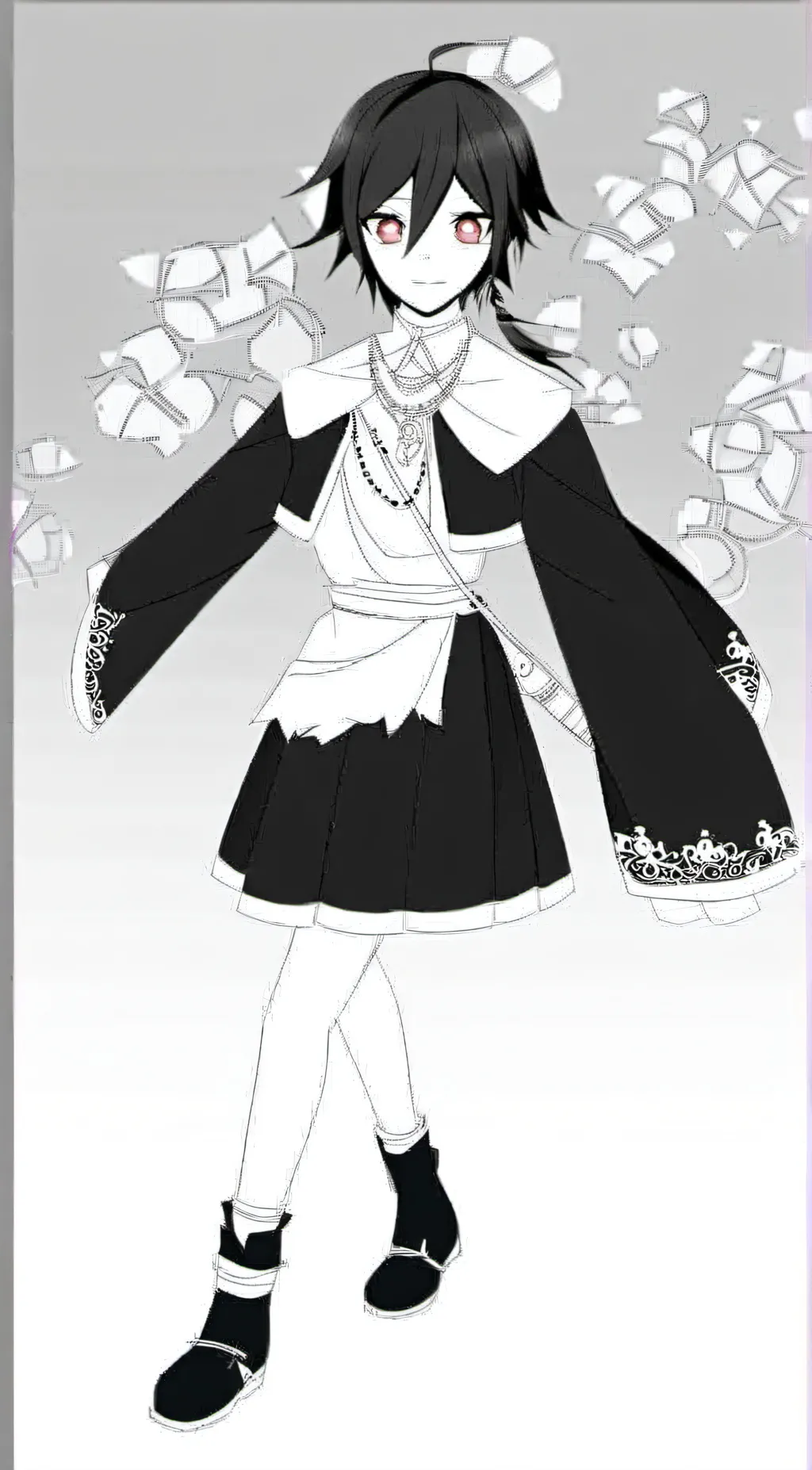 ai character: shuichi,kokichi background