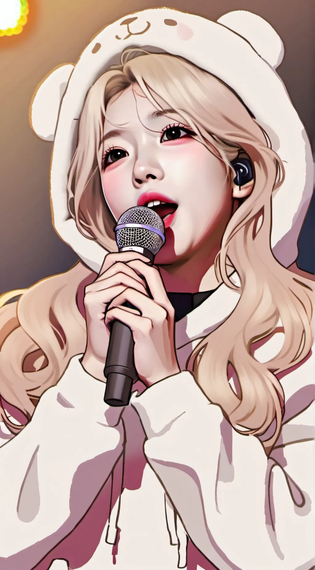 ai character: Rosé background