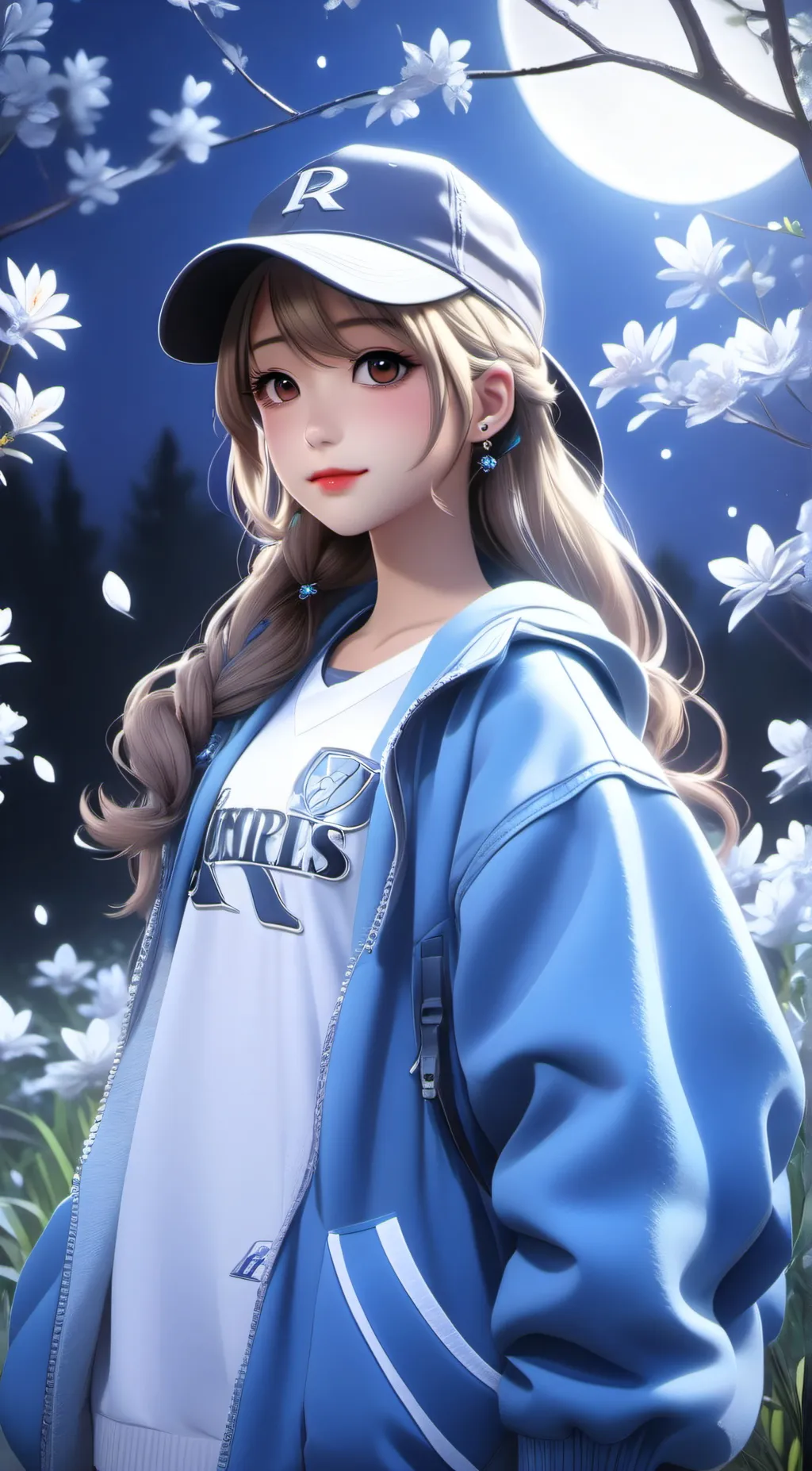 ai character: Maya Evans  background