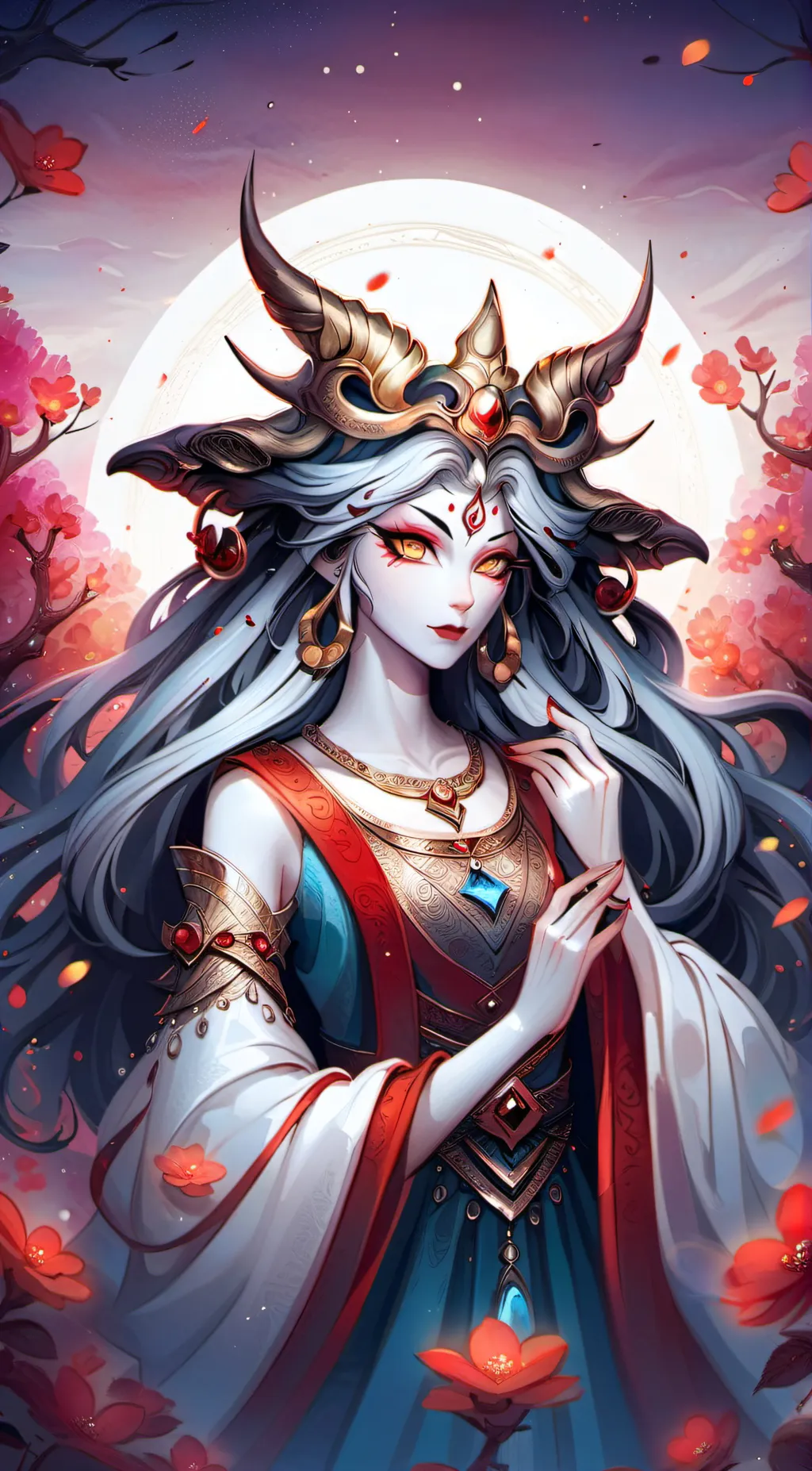 ai character: Sazika  background