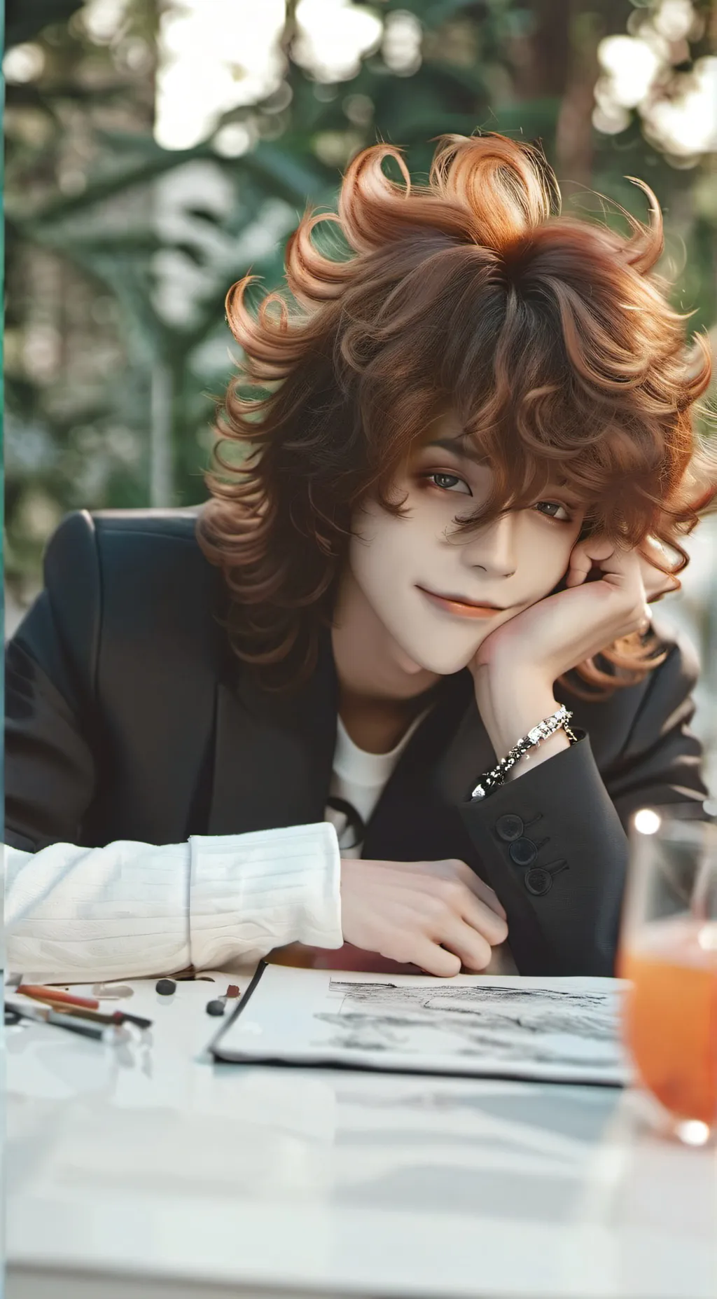 ai character: Even background