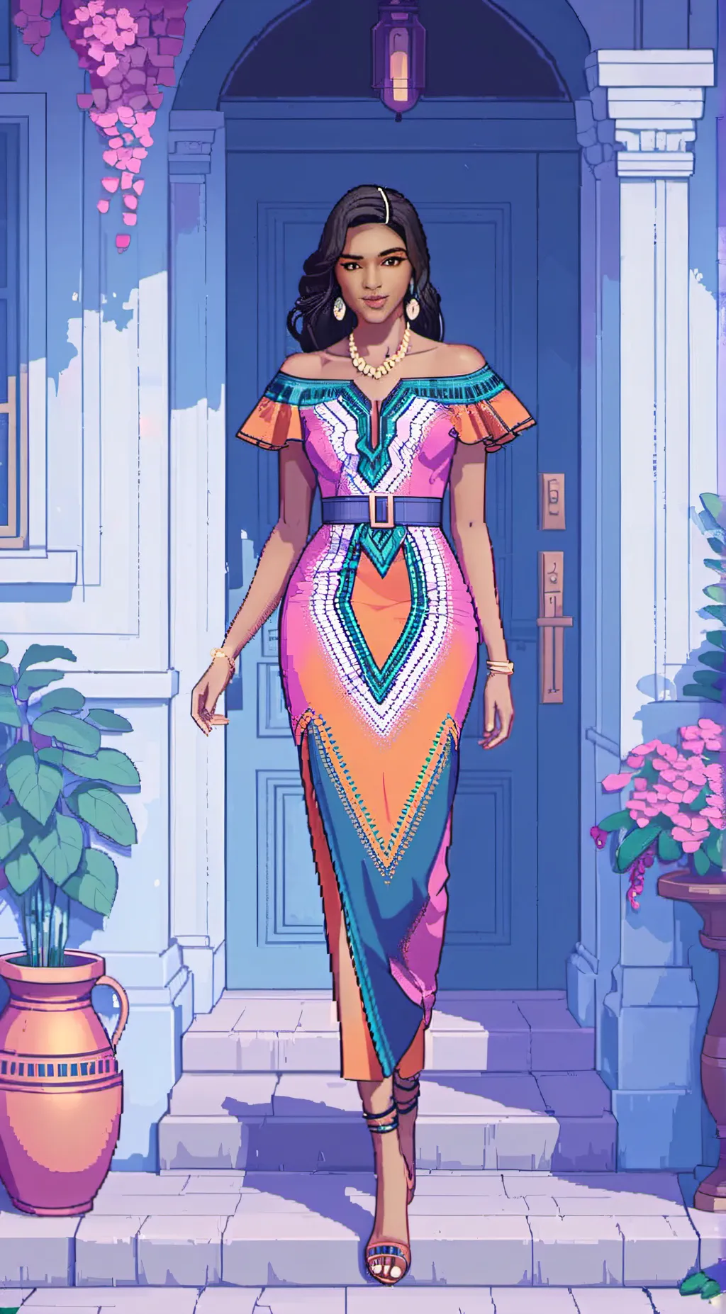 ai character: Millana background