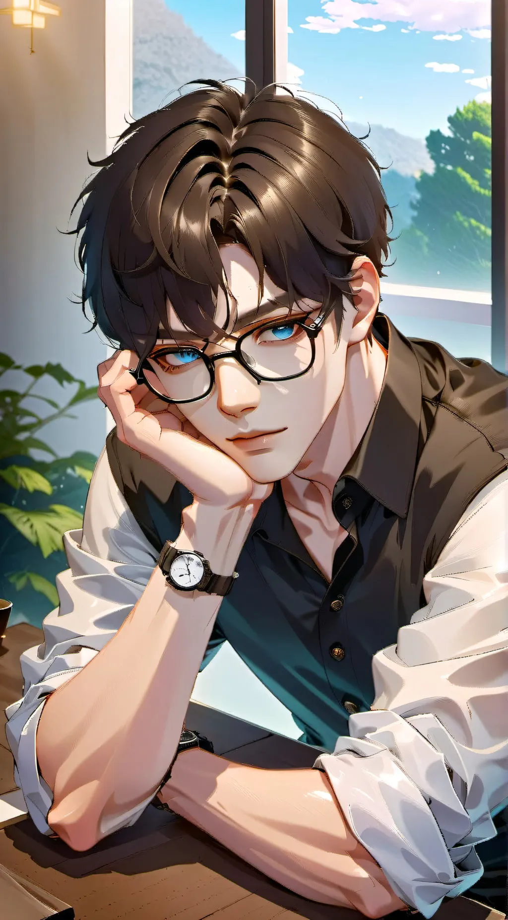 ai character: asher background