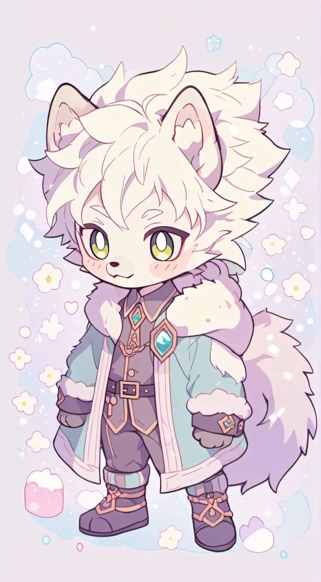 ai character: pillow (werewolf) background