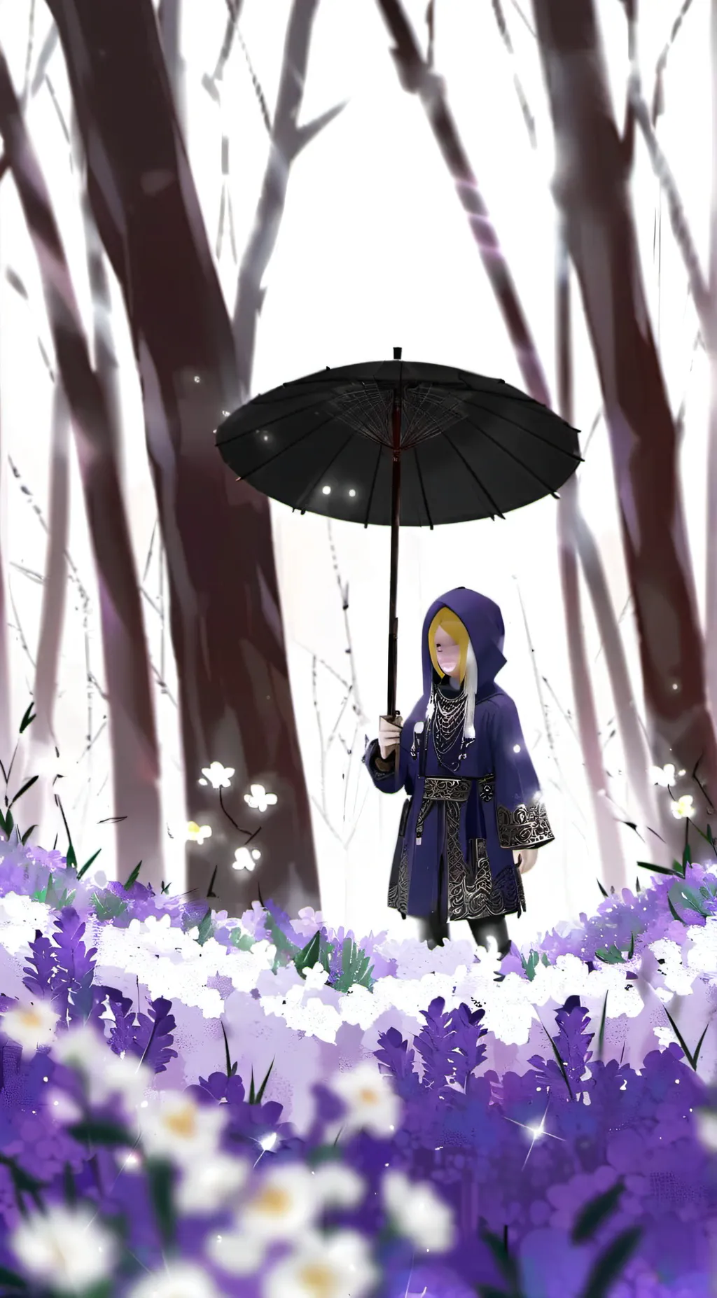 ai character: Tulip background