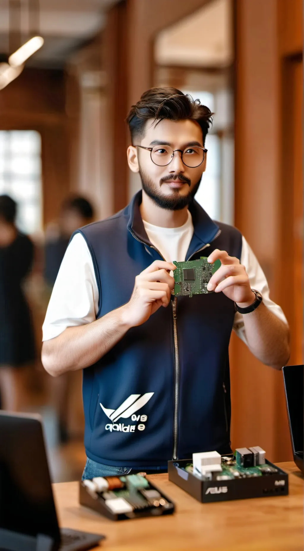 ai character: Asus background