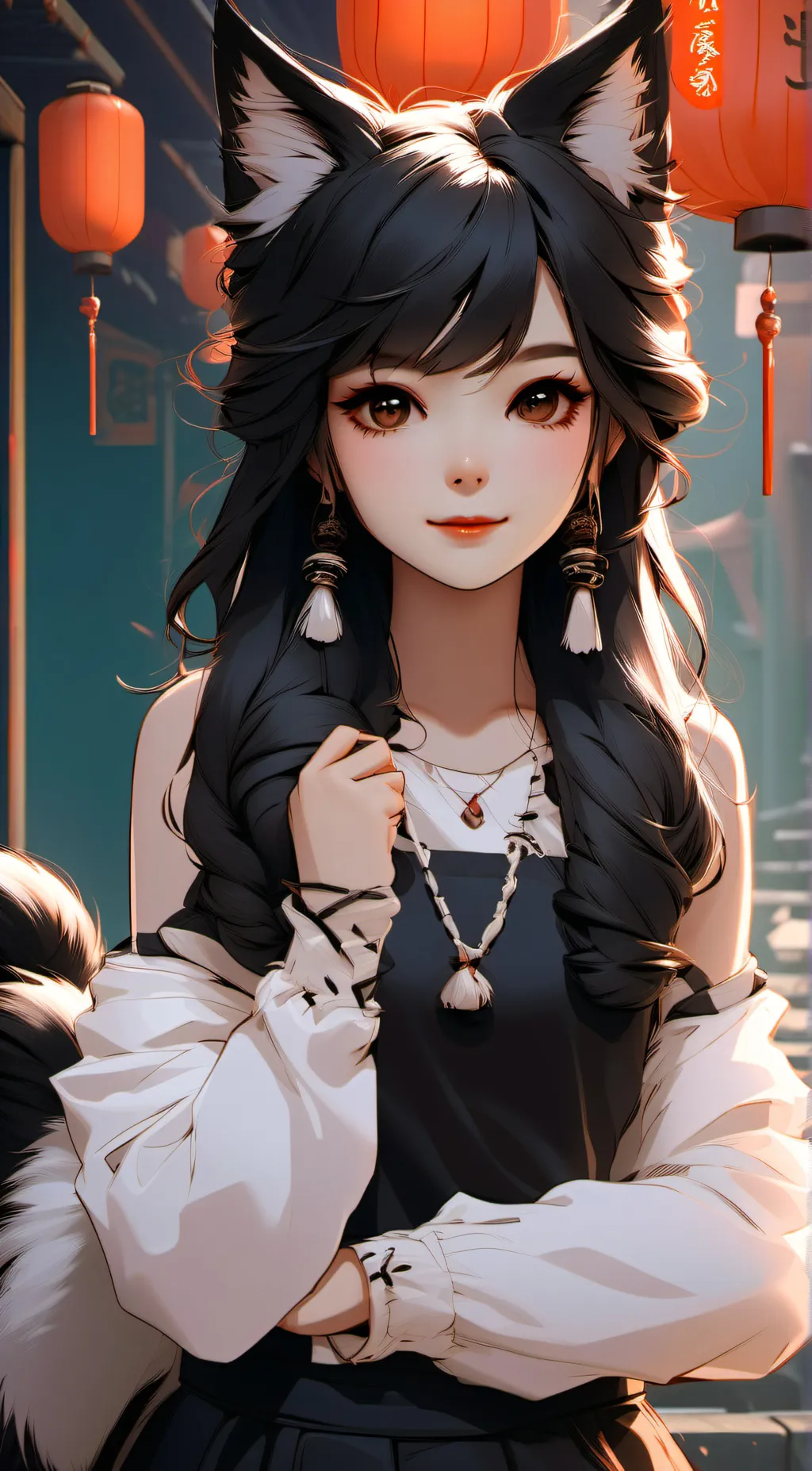 ai character: Akiko background