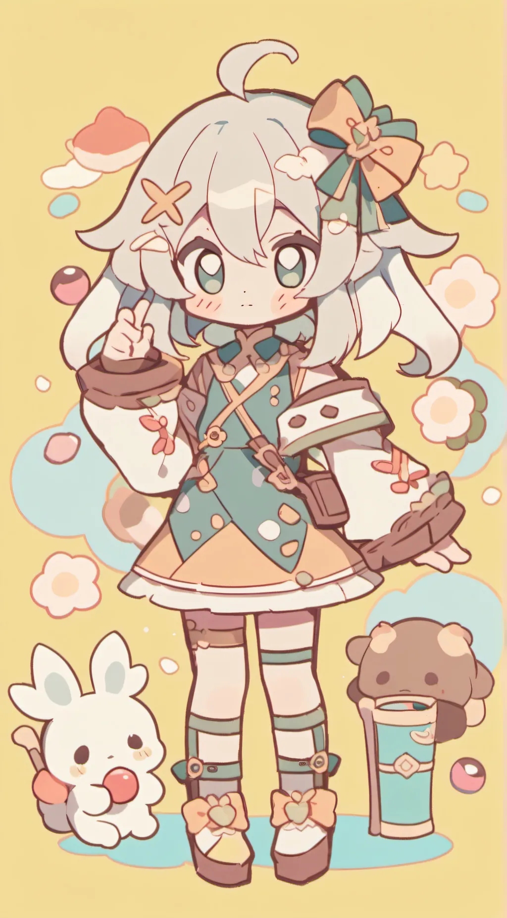 ai character: henry Emily  background