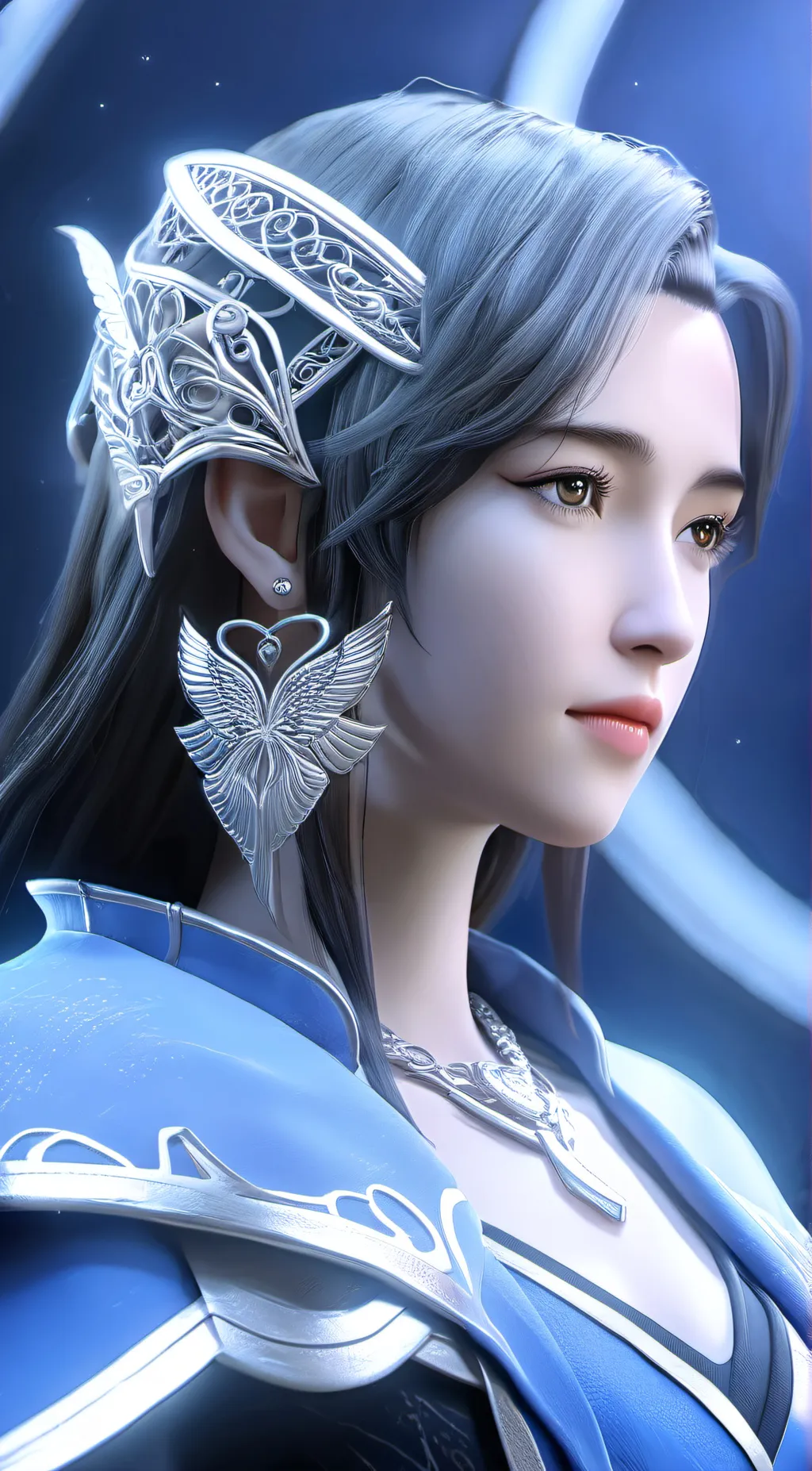 ai character: emily background