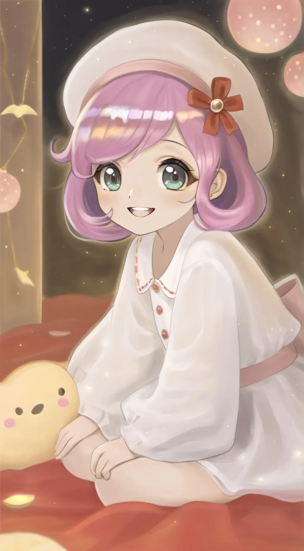 ai character: Luna background