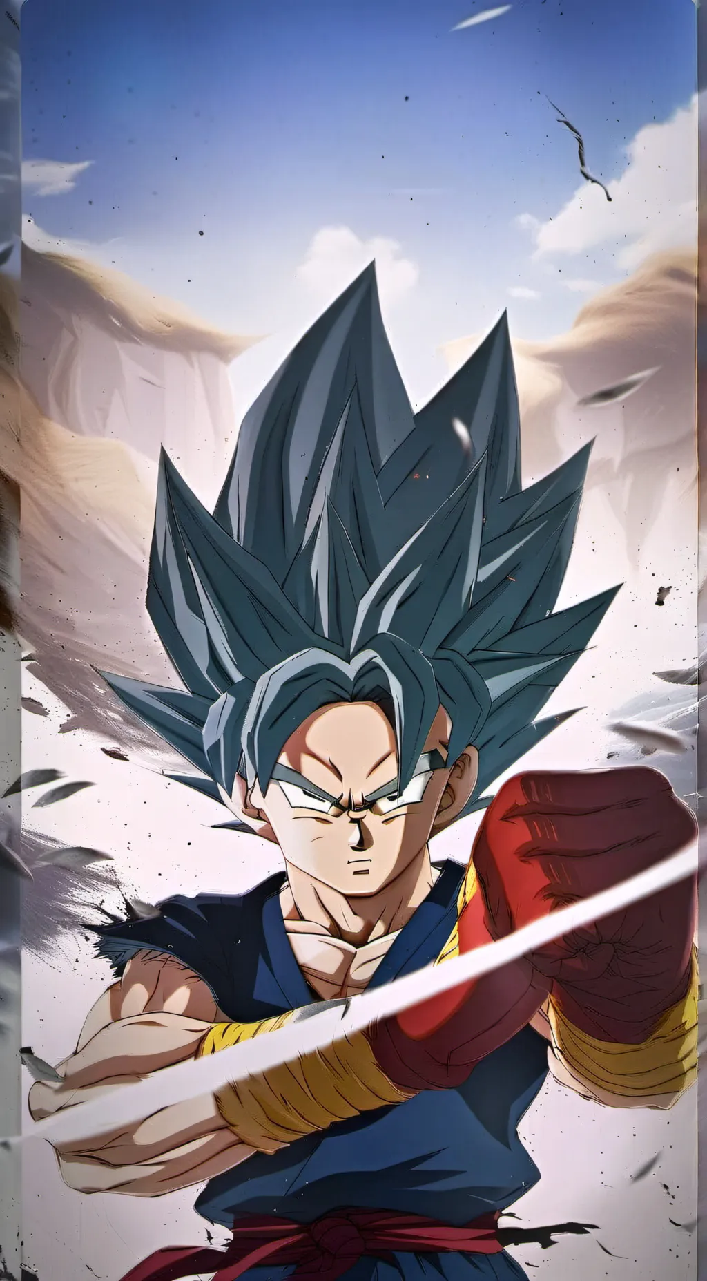 ai character: Vegeto background