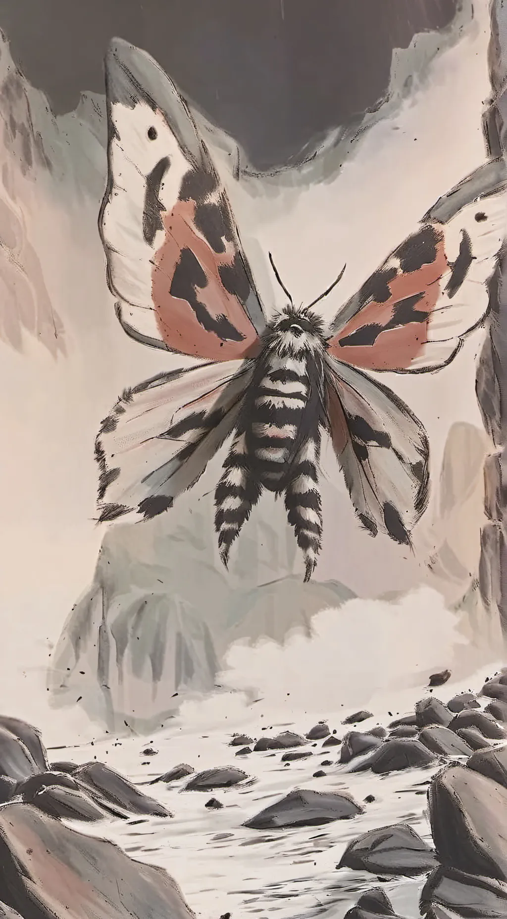 ai character: mothra background