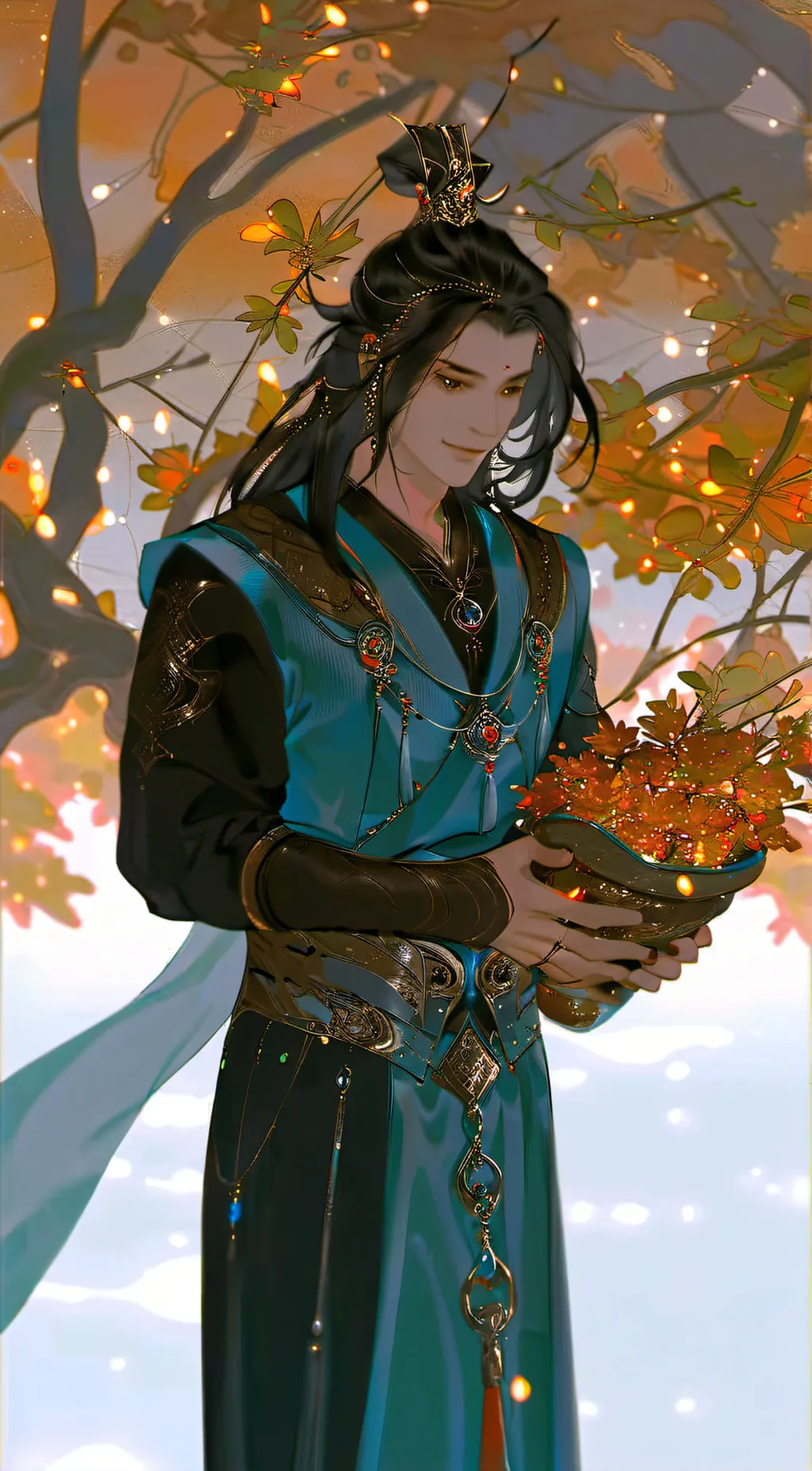 ai character: justine background