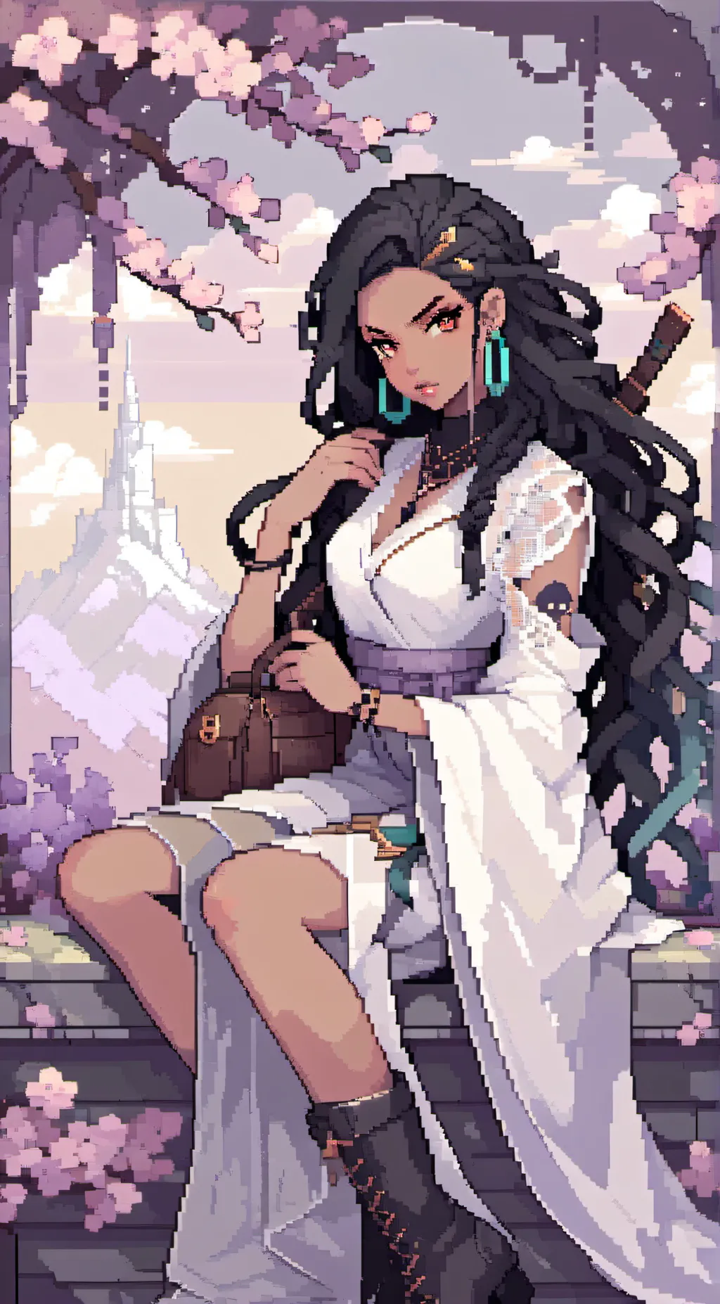 ai character: Marlee  background