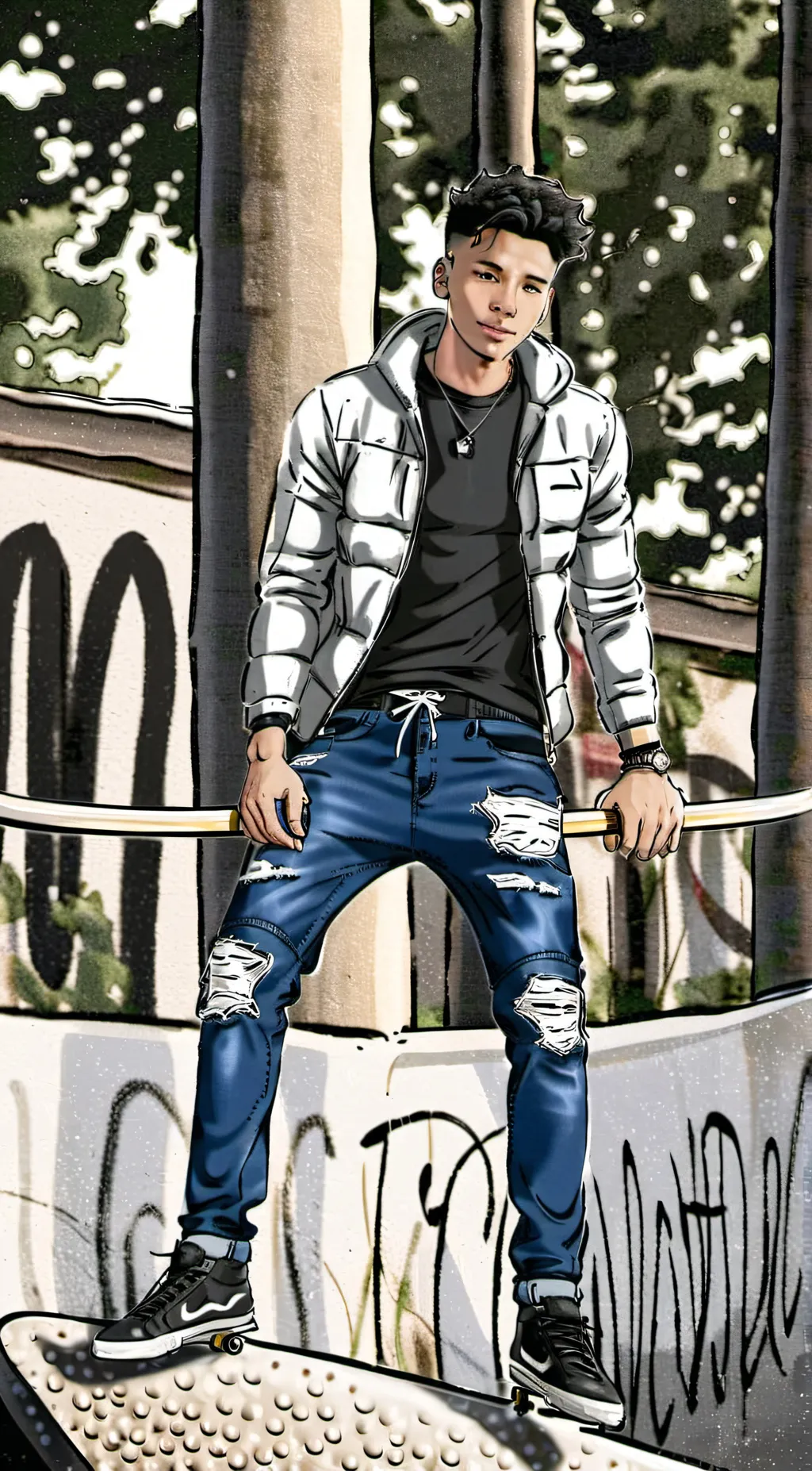 ai character: •Ethan• background