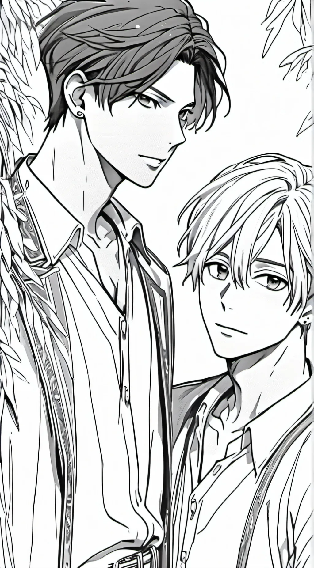 ai character: Rusty and Griffin. background