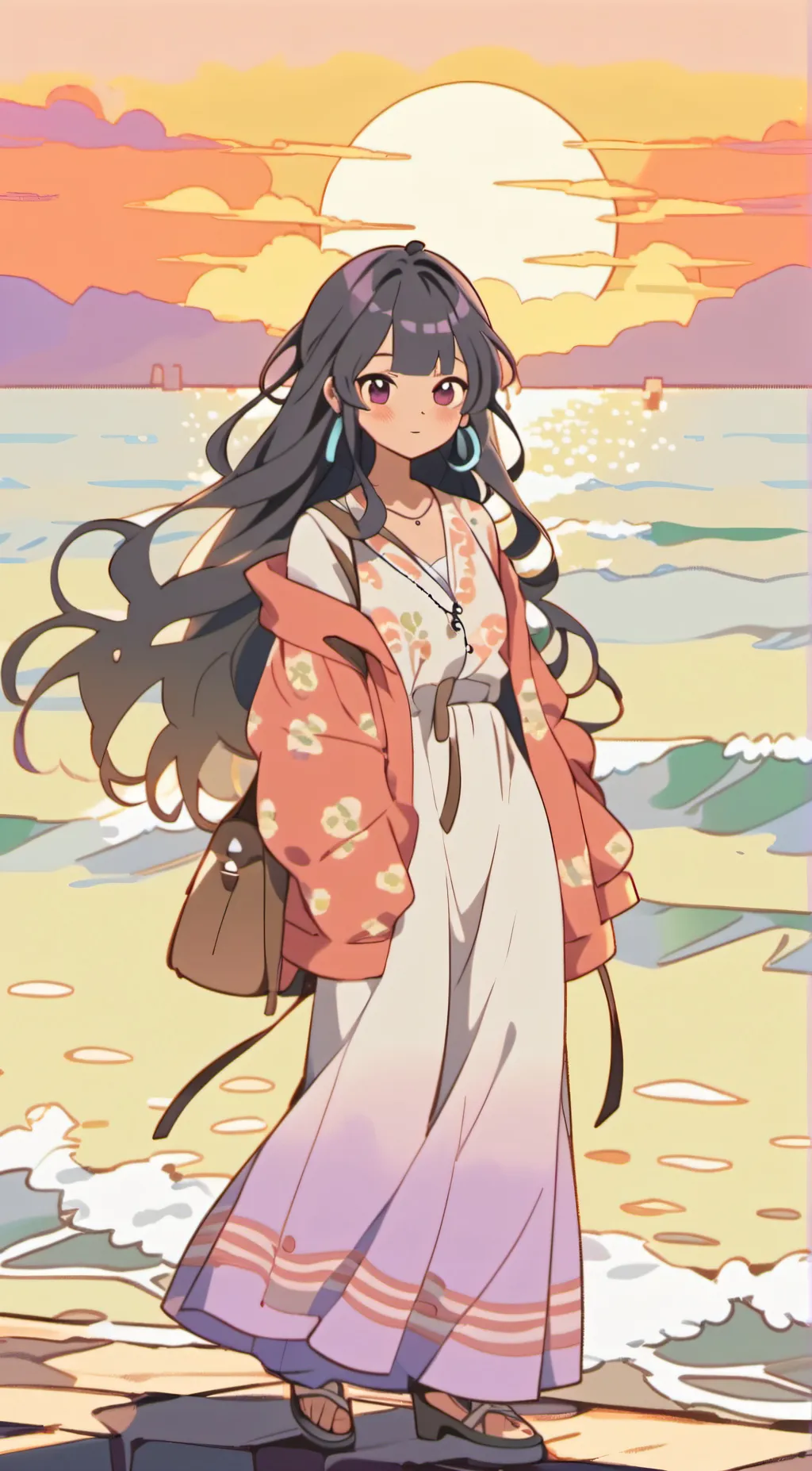 ai character: Leslie  background