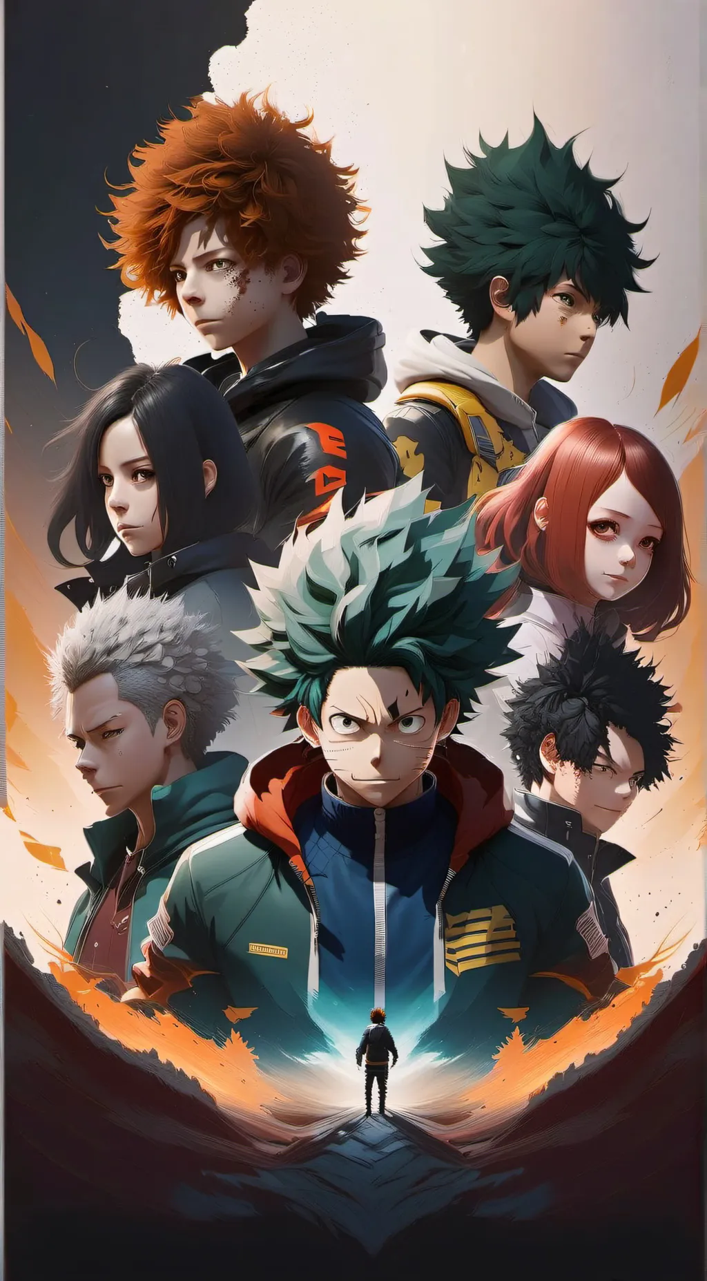 ai character: MHA Class 1A background