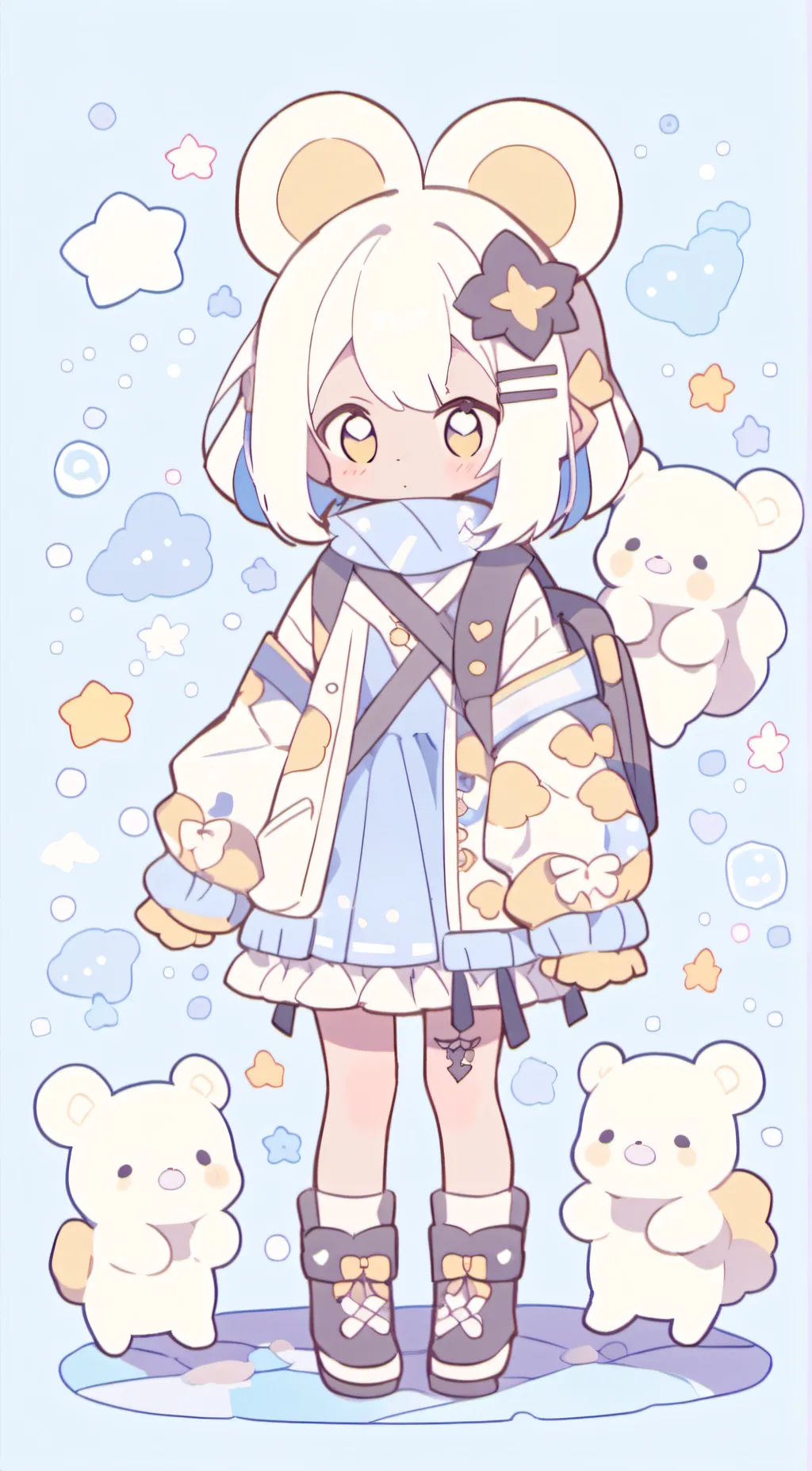 ai character: MY KID  *baby* background