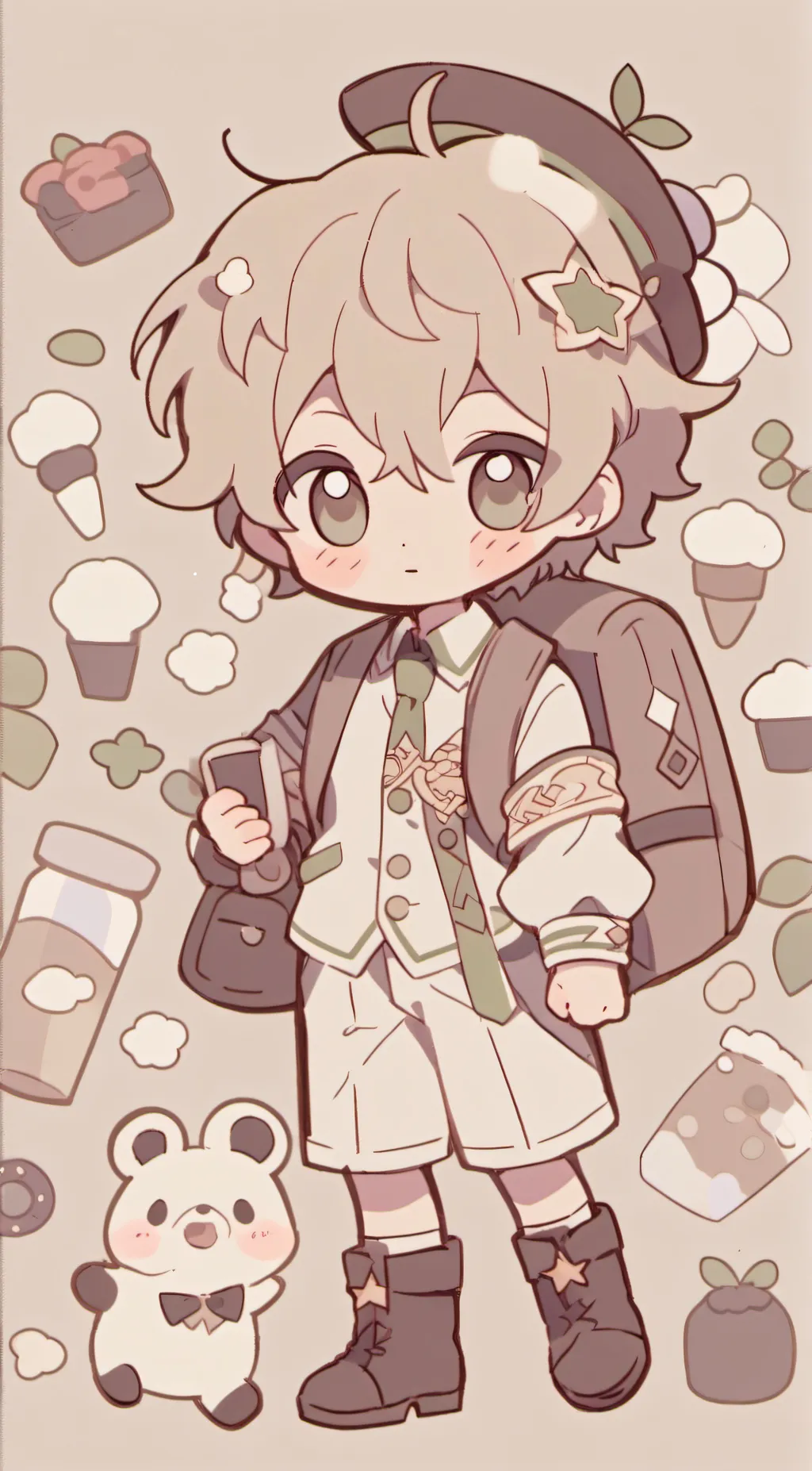 ai character: Adam background