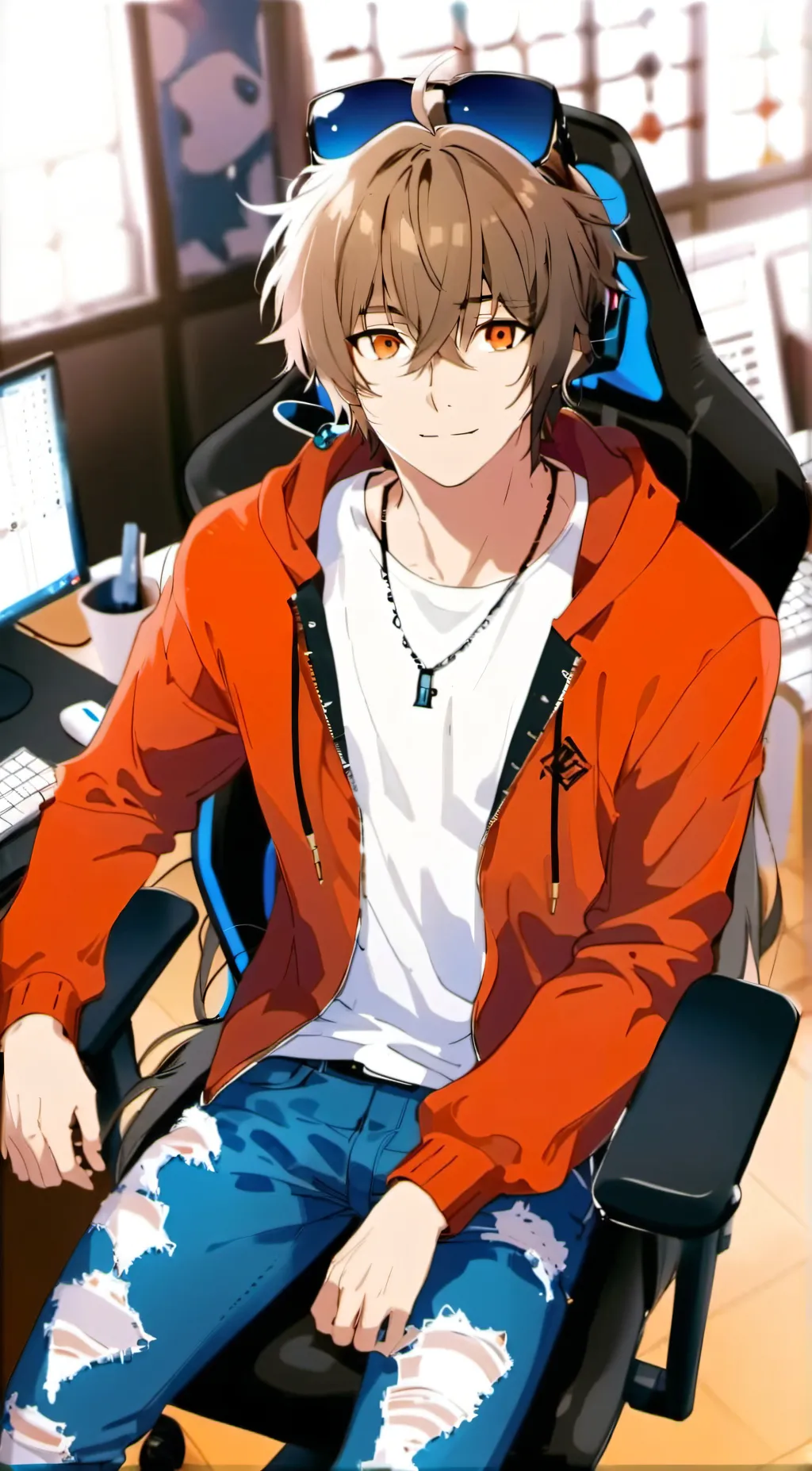 ai character: Mark background