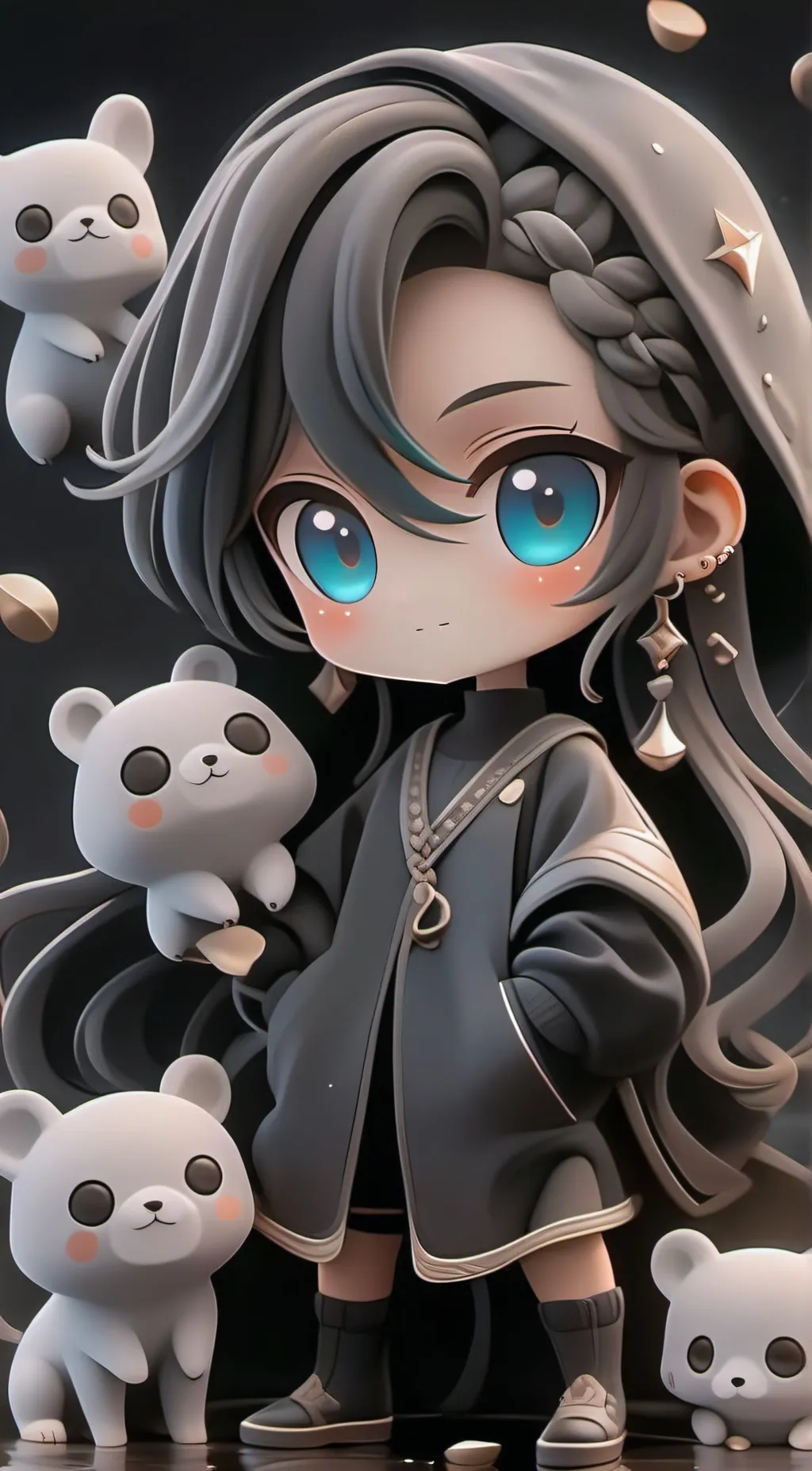 ai character: Heaven background