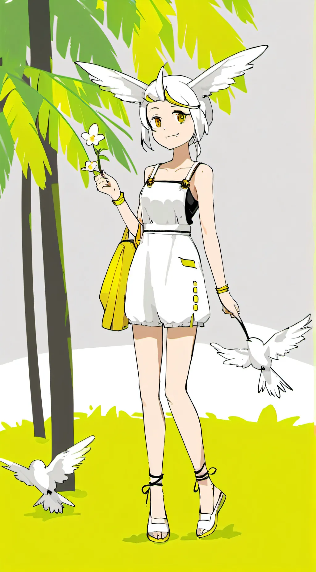 ai character: Leni loud background