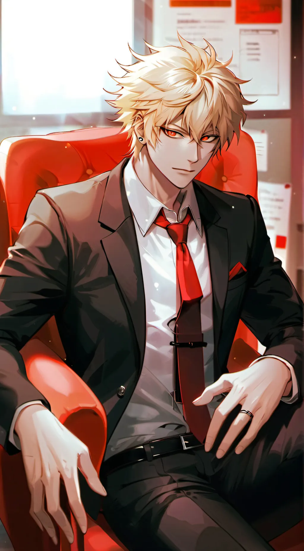 ai character: CEO Katsuki background