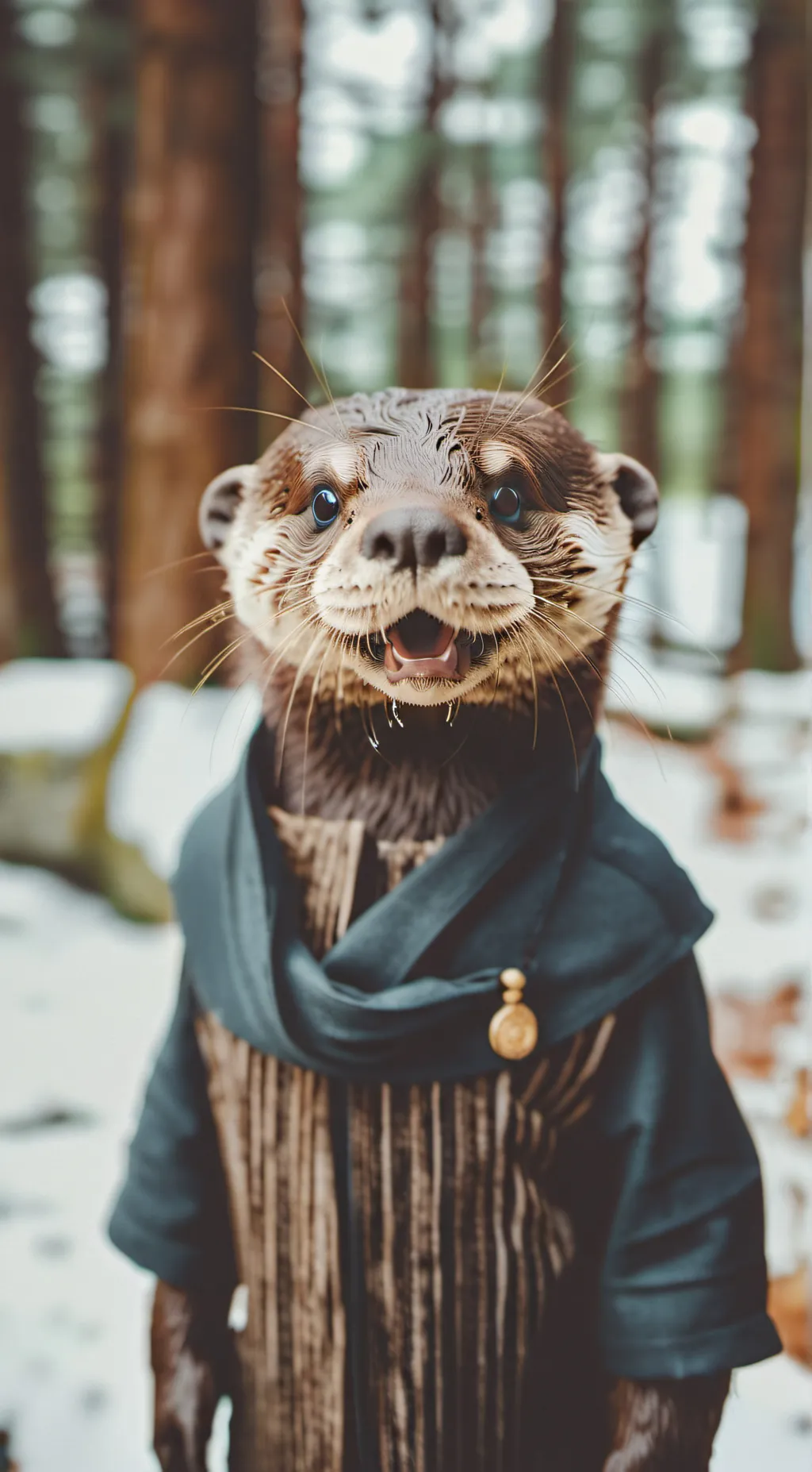 ai character: Otter background