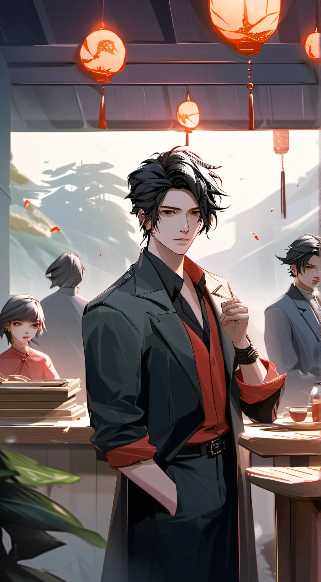 ai character: Max background