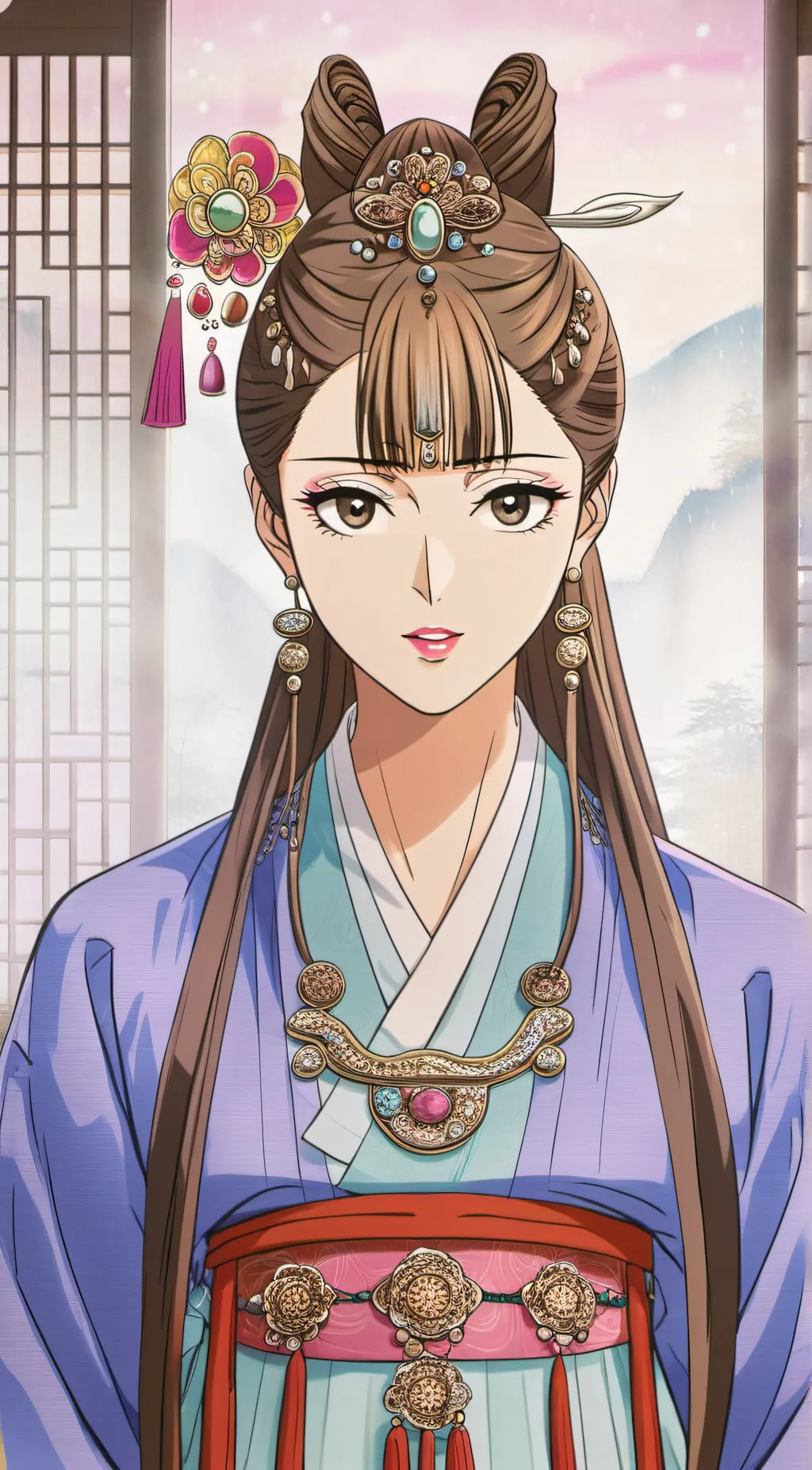 ai character: Meli Augere background